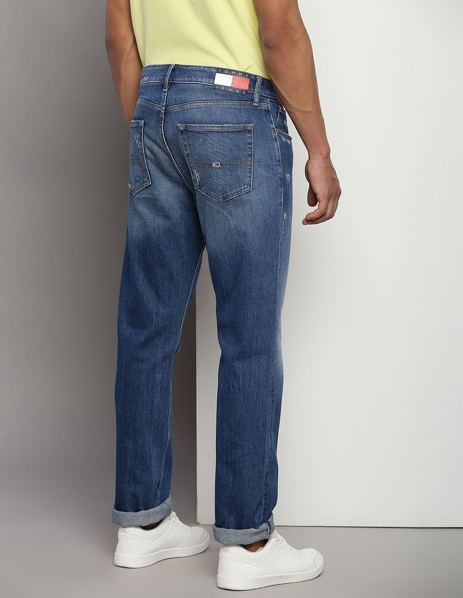 Tommy Hilfiger Rayan Straight Fit Stone Wash Jeans