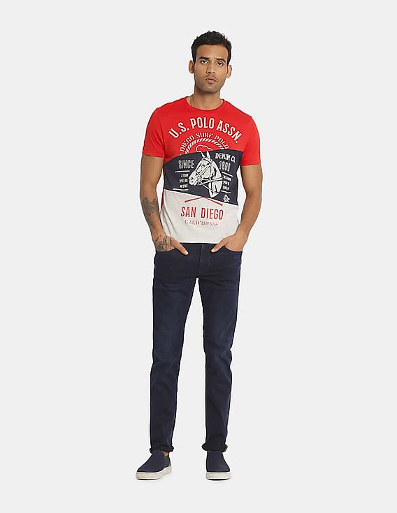 t shirt for men red colour