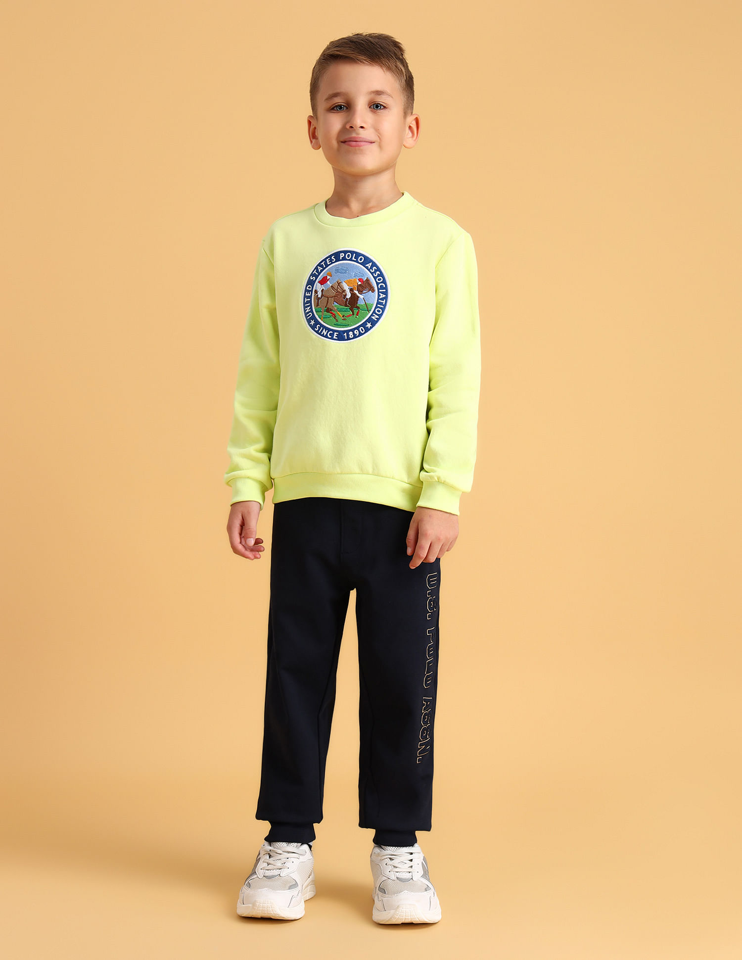 U.S. Polo Assn. Kids Boys Appliqued Sweatshirt