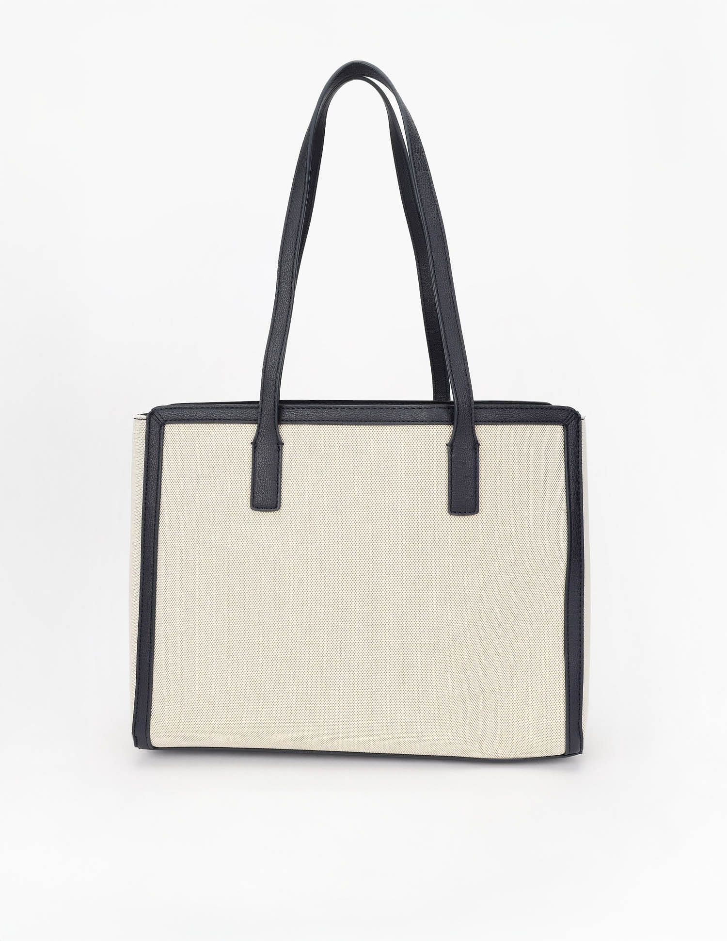 Tommy Hilfiger Self-Design Blue Polyester Tote Bag