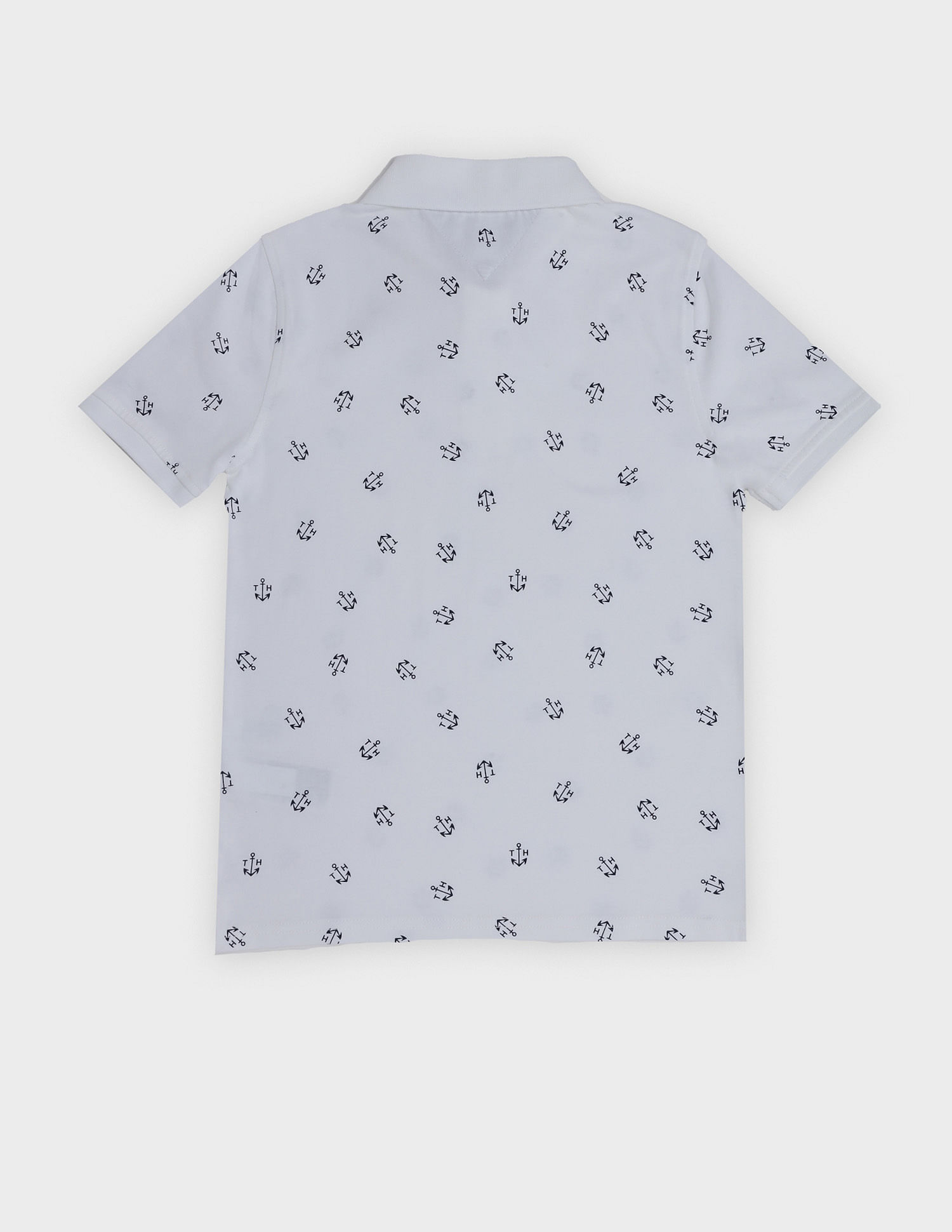 Tommy Hilfiger Kids Boys Printed Regular Fit Cotton Polo T-Shirt