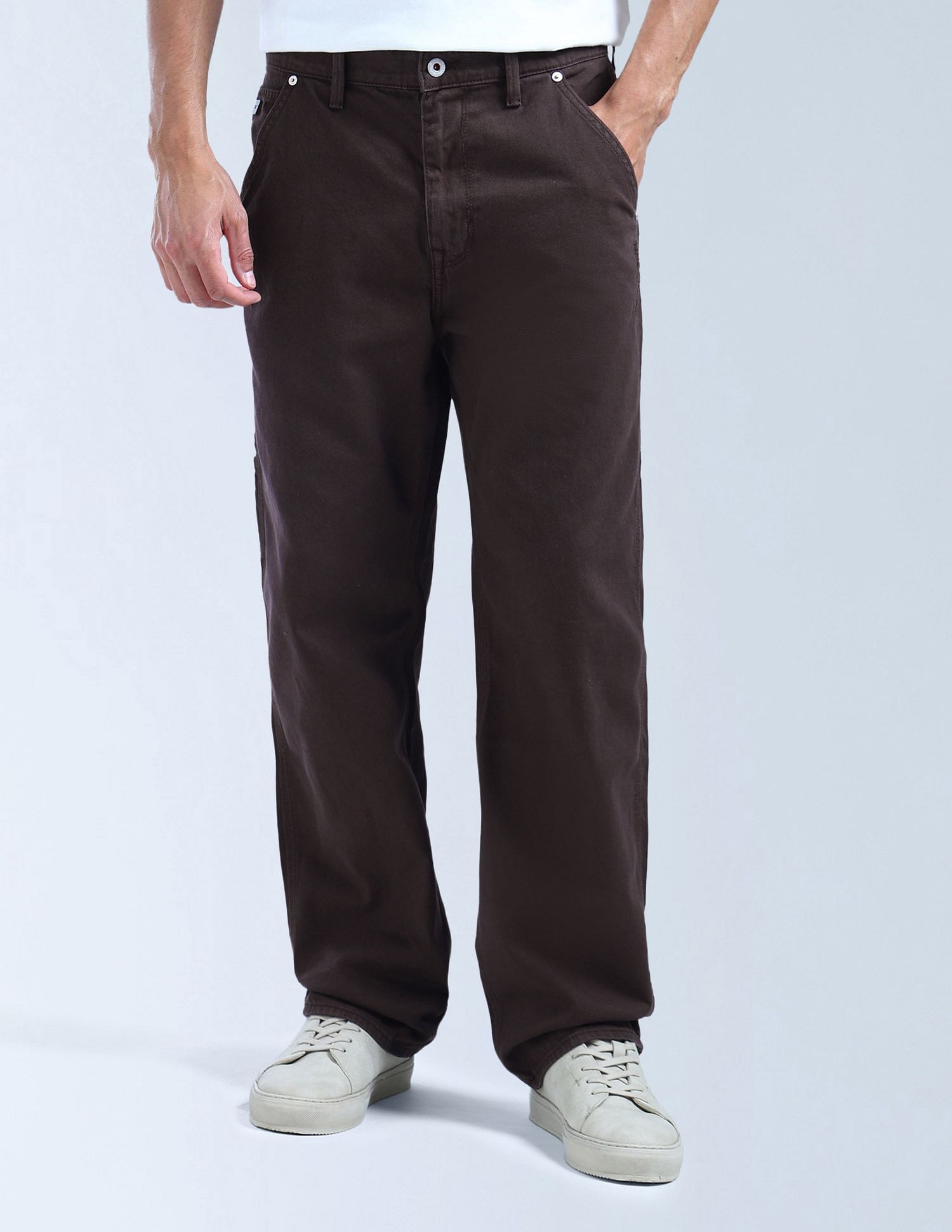 Flying Machine Mid Rise Cobain Loose Fit Jeans