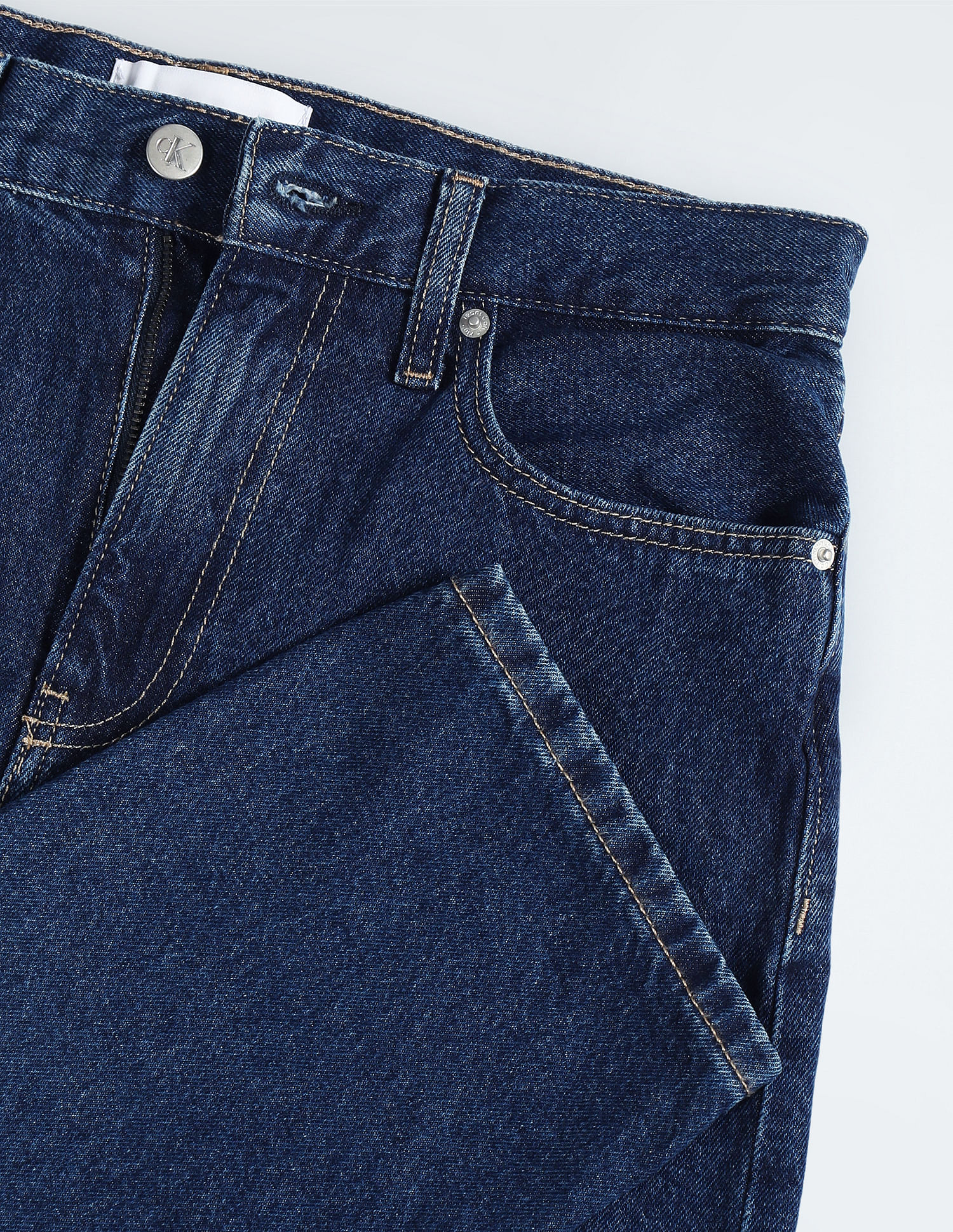Calvin Klein Jeans Authentic Slim Straight Rinsed Jeans