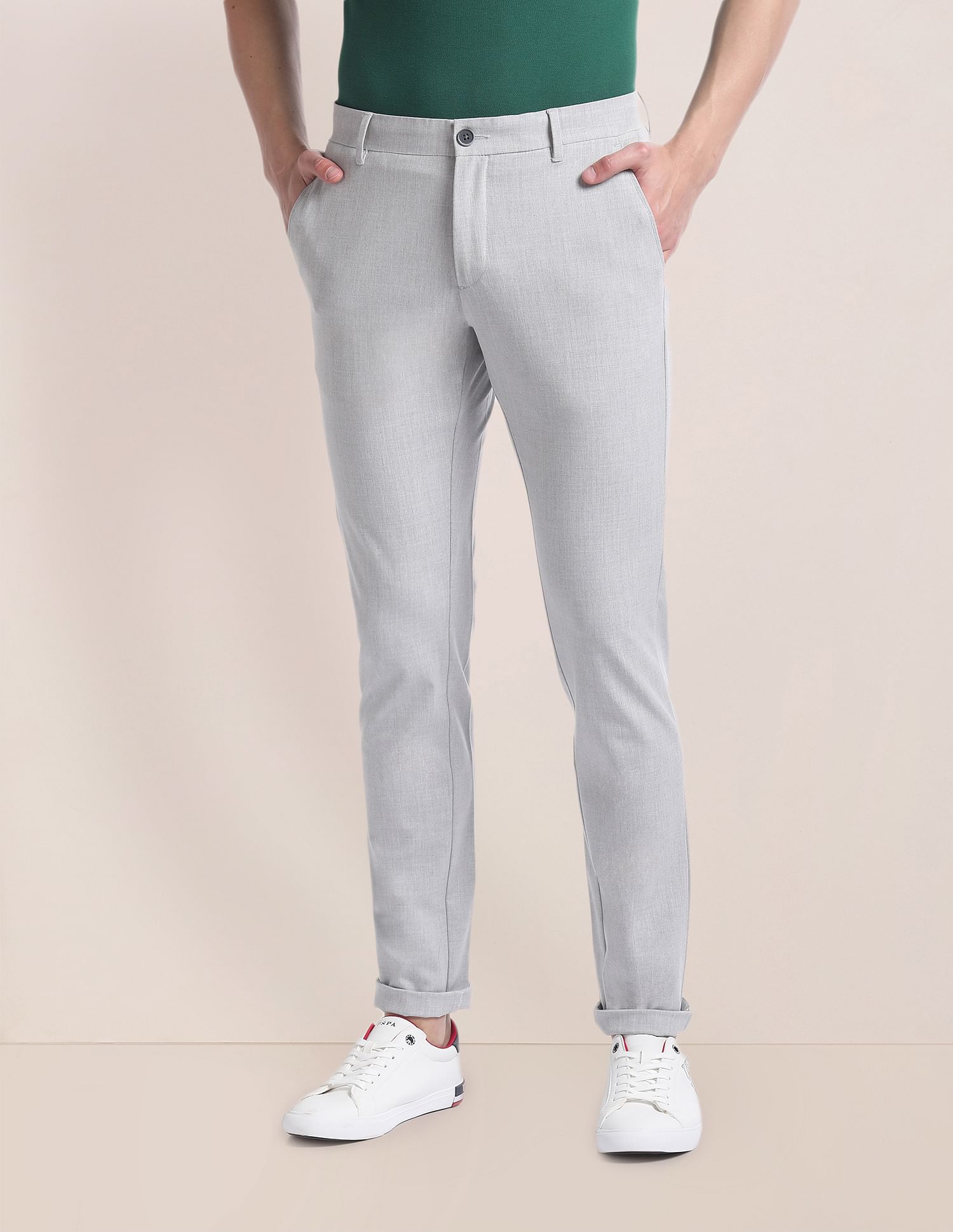 U.S. Polo Assn. Slim Straight Twill Trousers