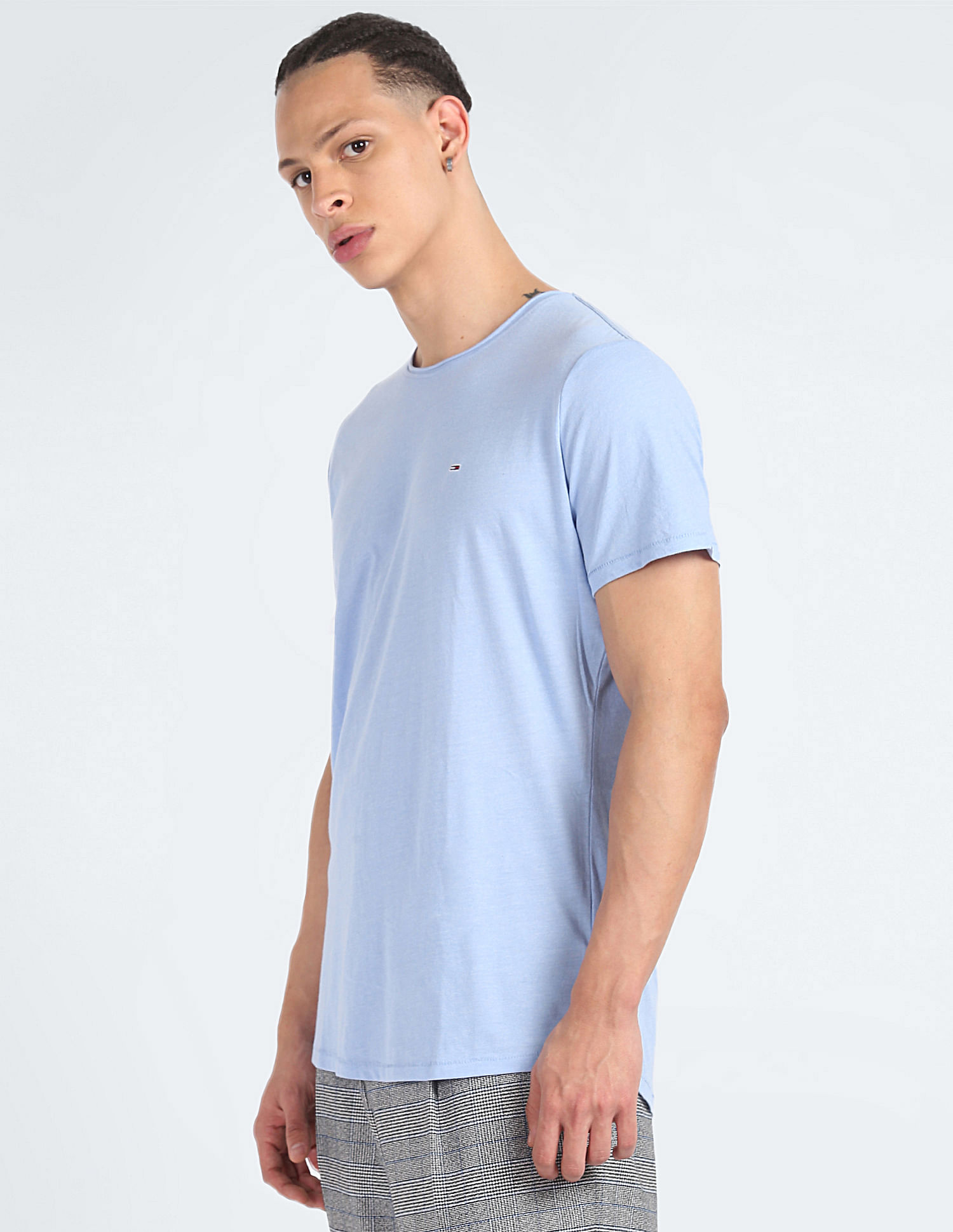 Tommy Hilfiger Transitional Organic Cotton Slim Jaspe T-Shirt