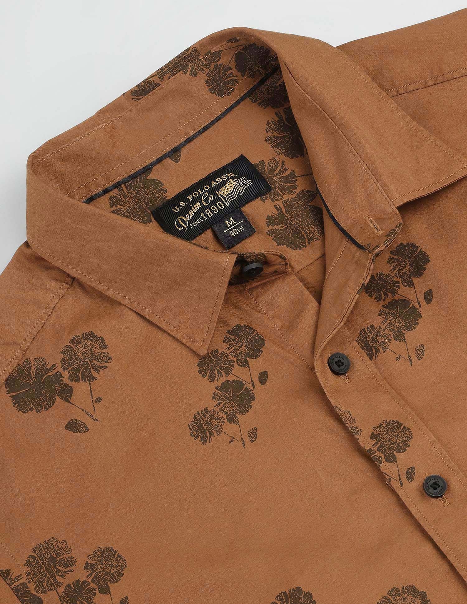 U.S. Polo Assn. Denim Co. Slim Fit Graphic Print Shirt