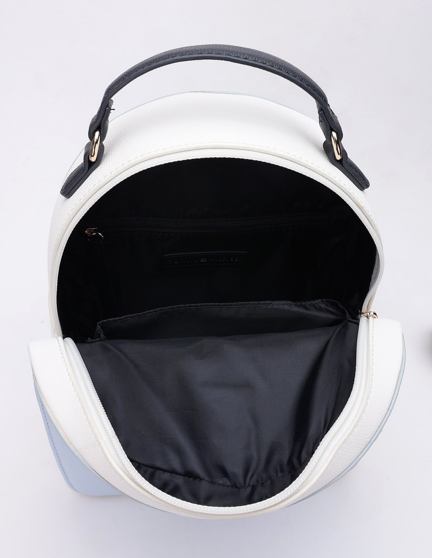 Tommy Hilfiger Colorblock Blue Cotton Backpack