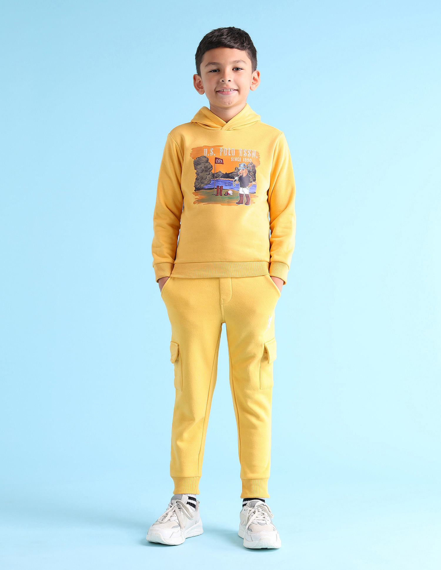 U.S. Polo Assn. Kids Boys Appliqued Sweatshirt