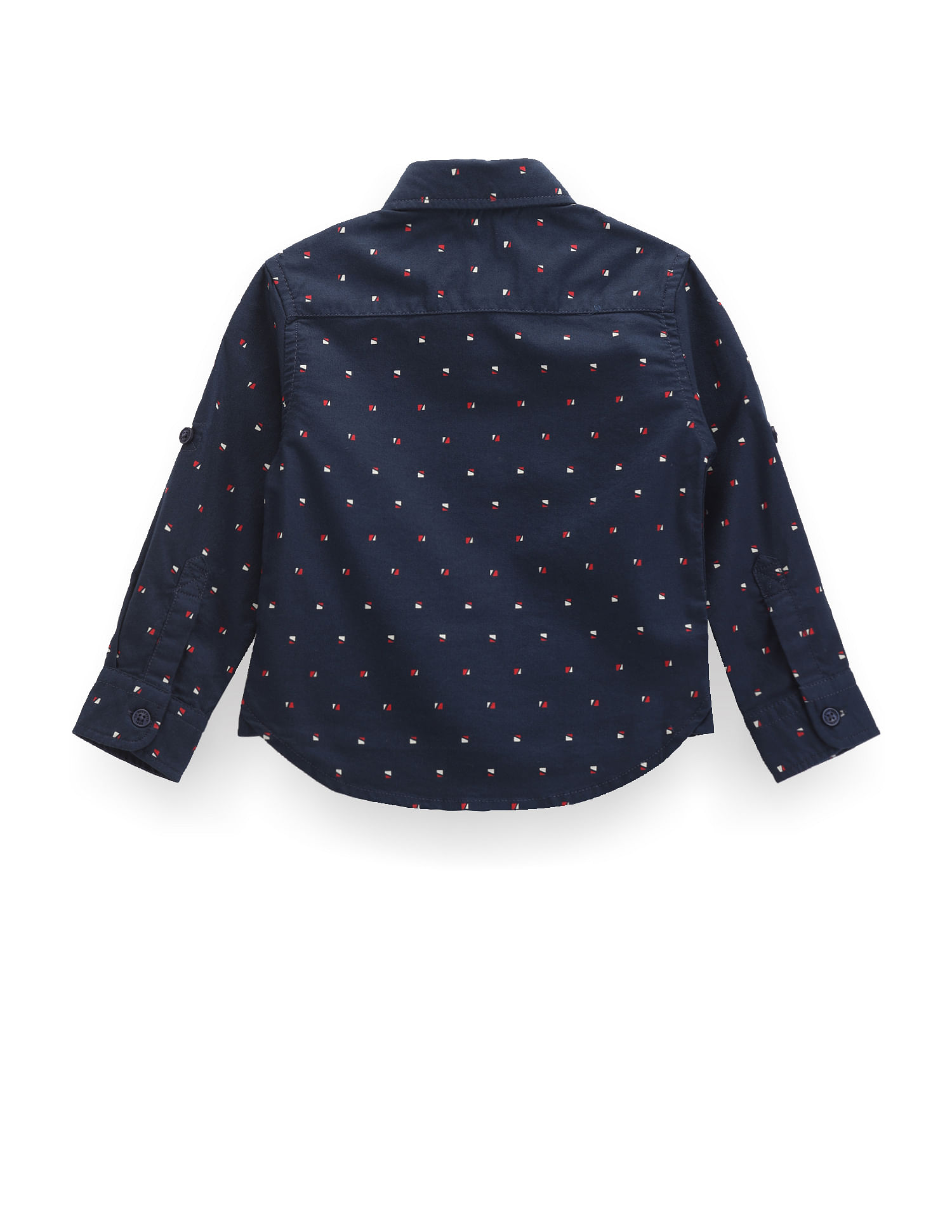 U.S. Polo Assn. Kids Boys Geometric Print Oxford Shirt