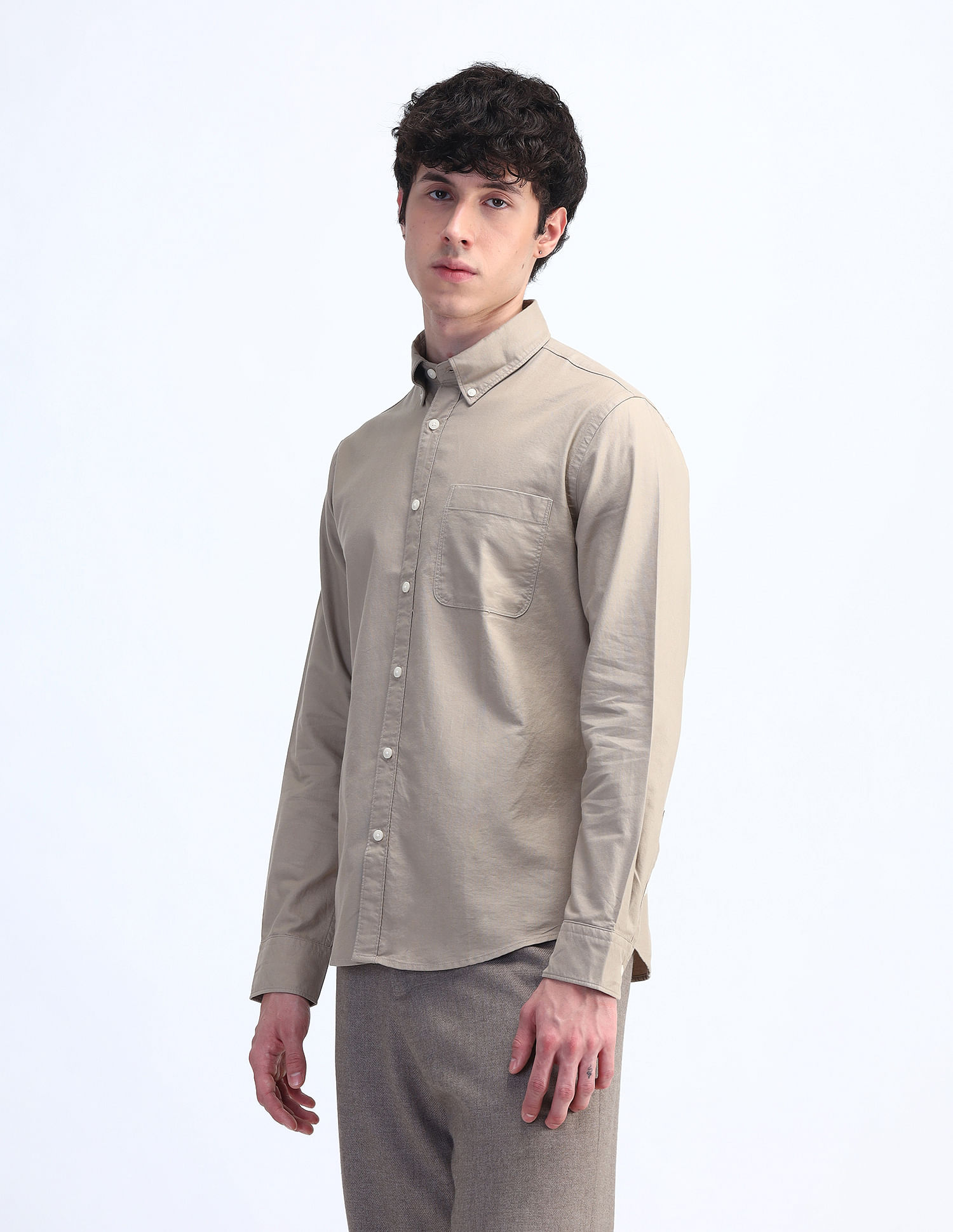 Flying Machine Slim Fit Cotton Shirt