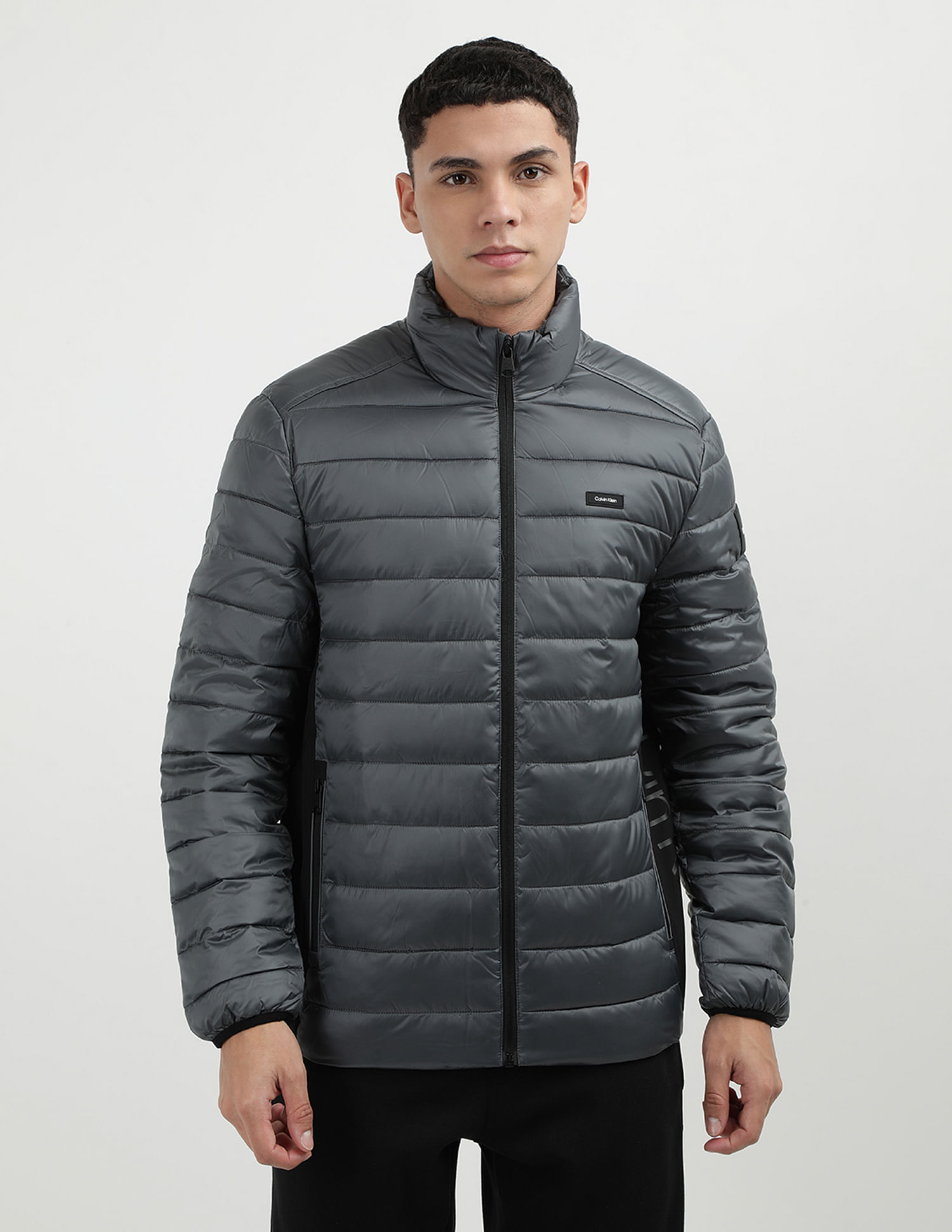Calvin Klein Jeans Regular Fit Solid Padded Jacket