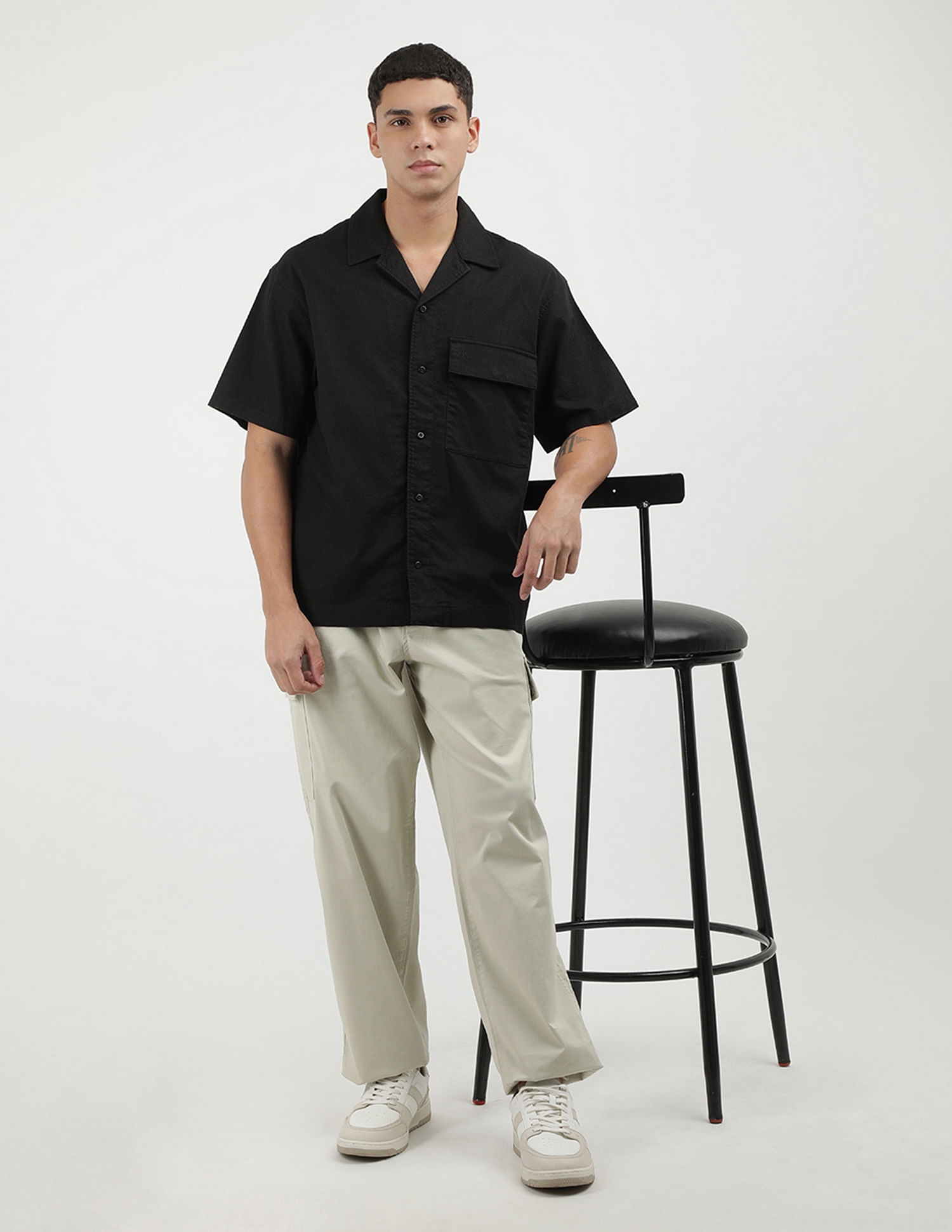 Calvin Klein Jeans Relaxed Fit Linen Shirt