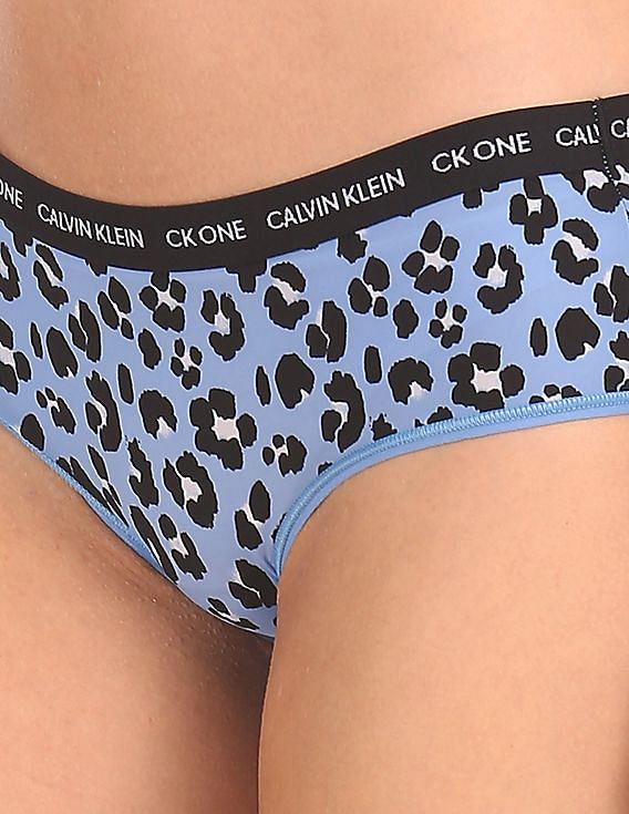 Buy Calvin Klein Underwear Women Blue CK One Mid Rise Solid Stretch  Boyshorts - NNNOW.com