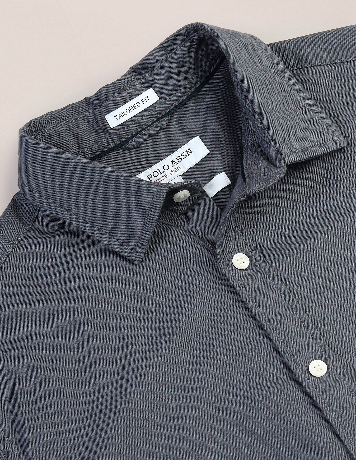 U.S. Polo Assn. Solid Dobby Shirt