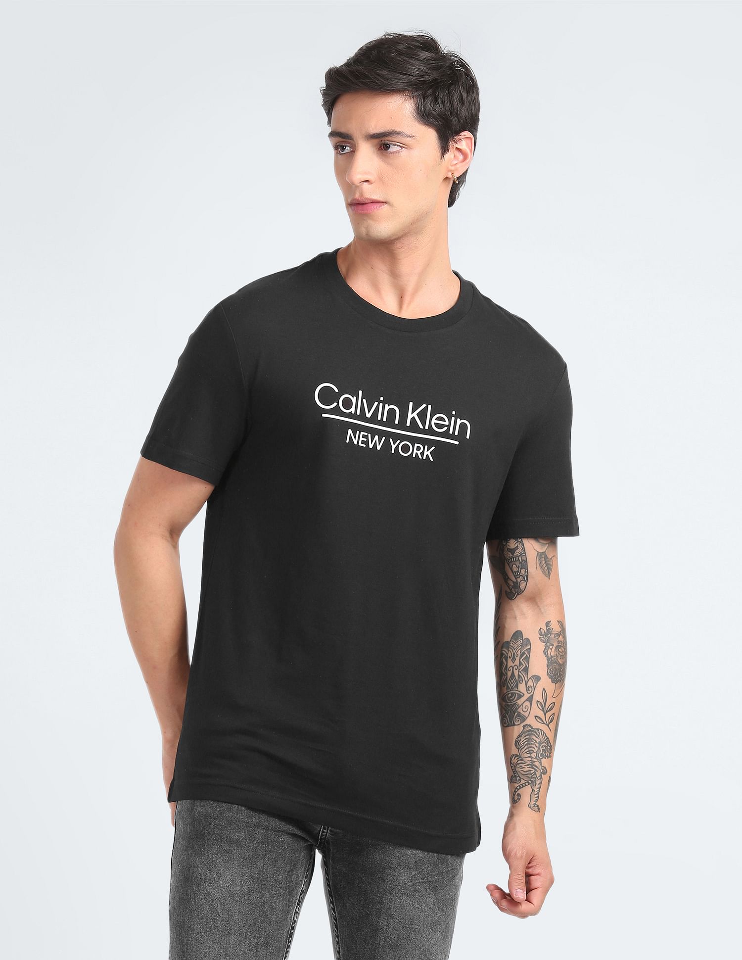 Calvin Klein Recycled Cotton New York Logo T-Shirt