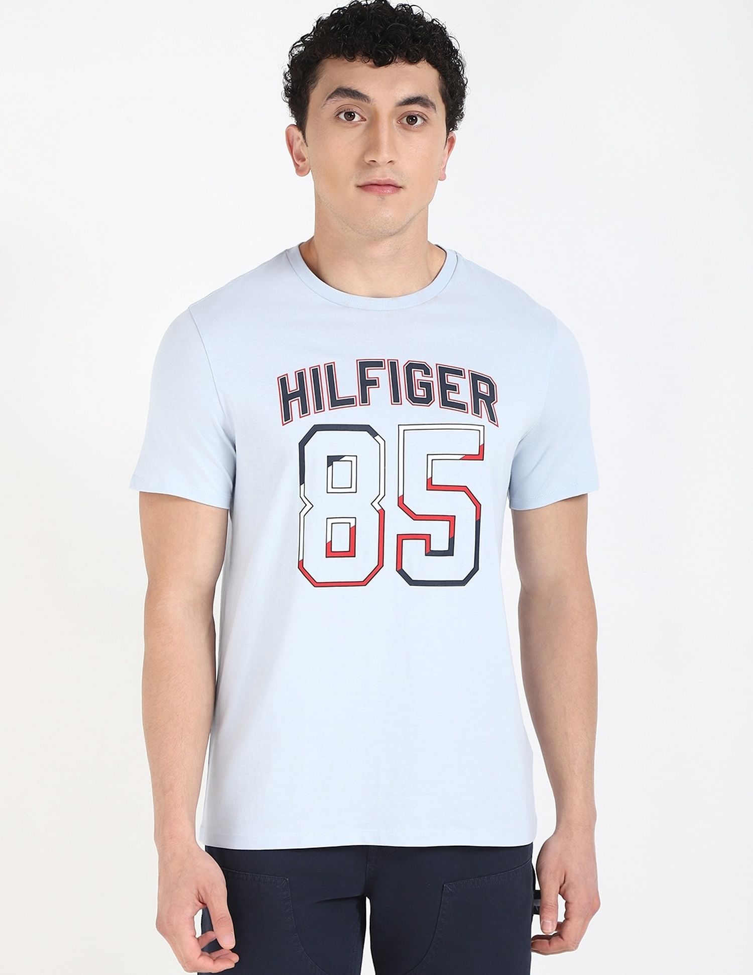 Tommy Hilfiger Logo Regular-Fit Cotton T-Shirt
