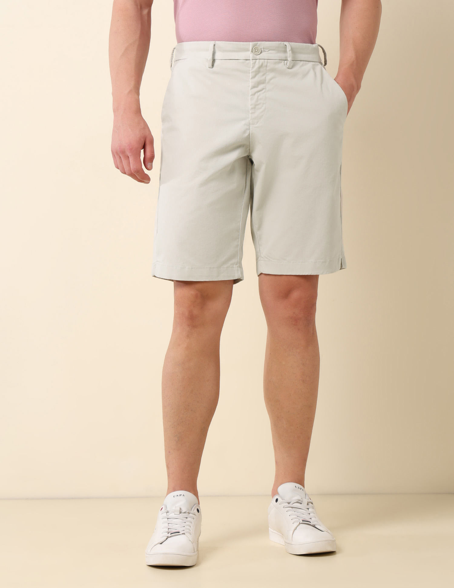 U.S. Polo Assn. Mid Rise Twill Chino Shorts