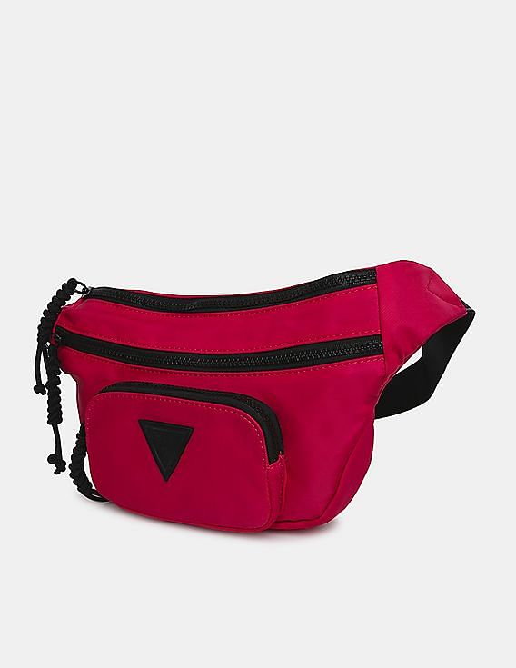 Guess fanny pack online pink