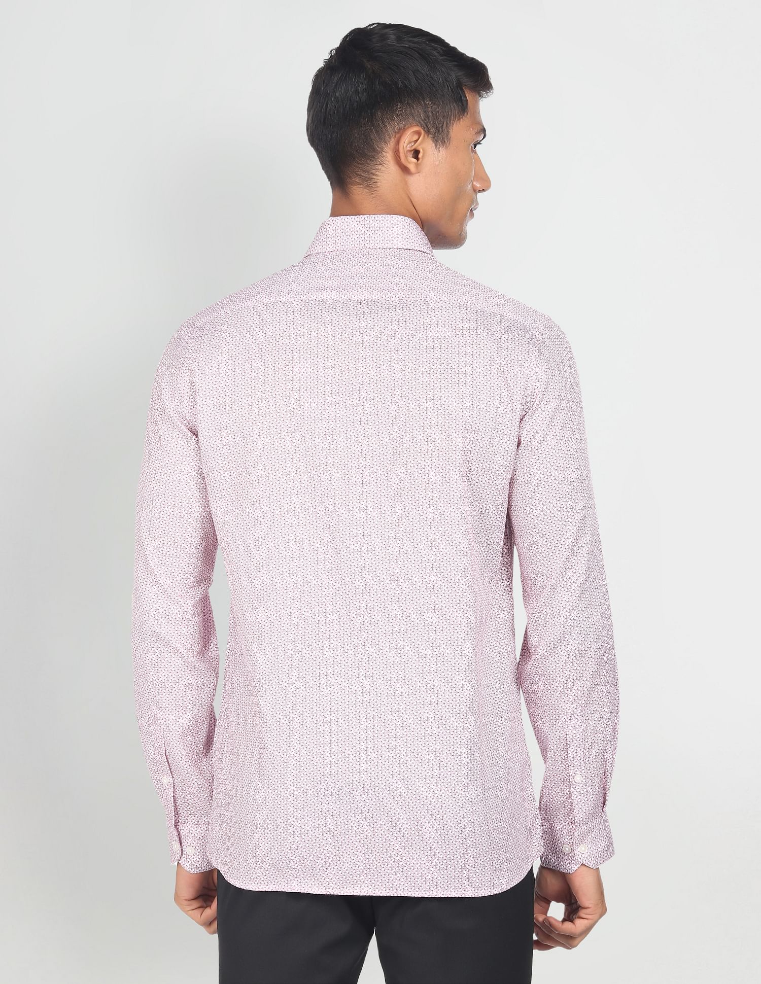 Arrow Geometric Cotton Shirt