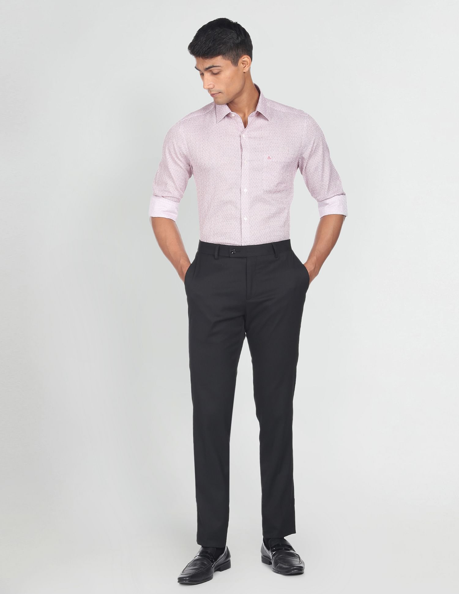 Arrow Geometric Cotton Shirt