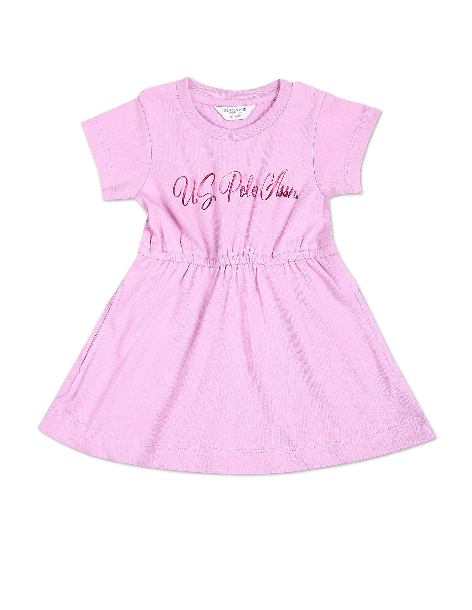 U.S. Polo Assn. Kids Iconic Elasticized Waist Dress