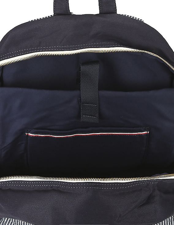 tommy hilfiger black rucksack