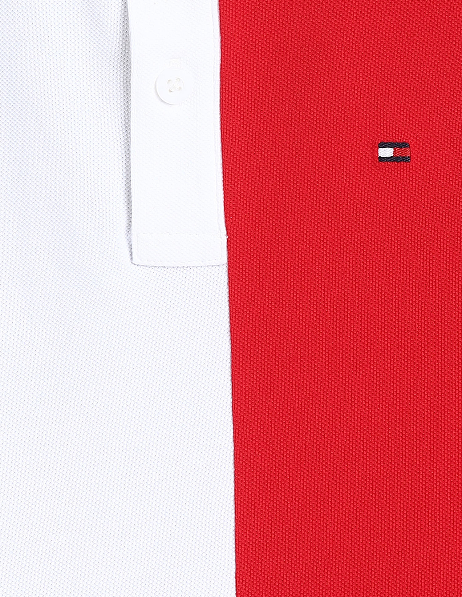 Tommy Hilfiger Kids Color Block Regular Fit Polo T-Shirt