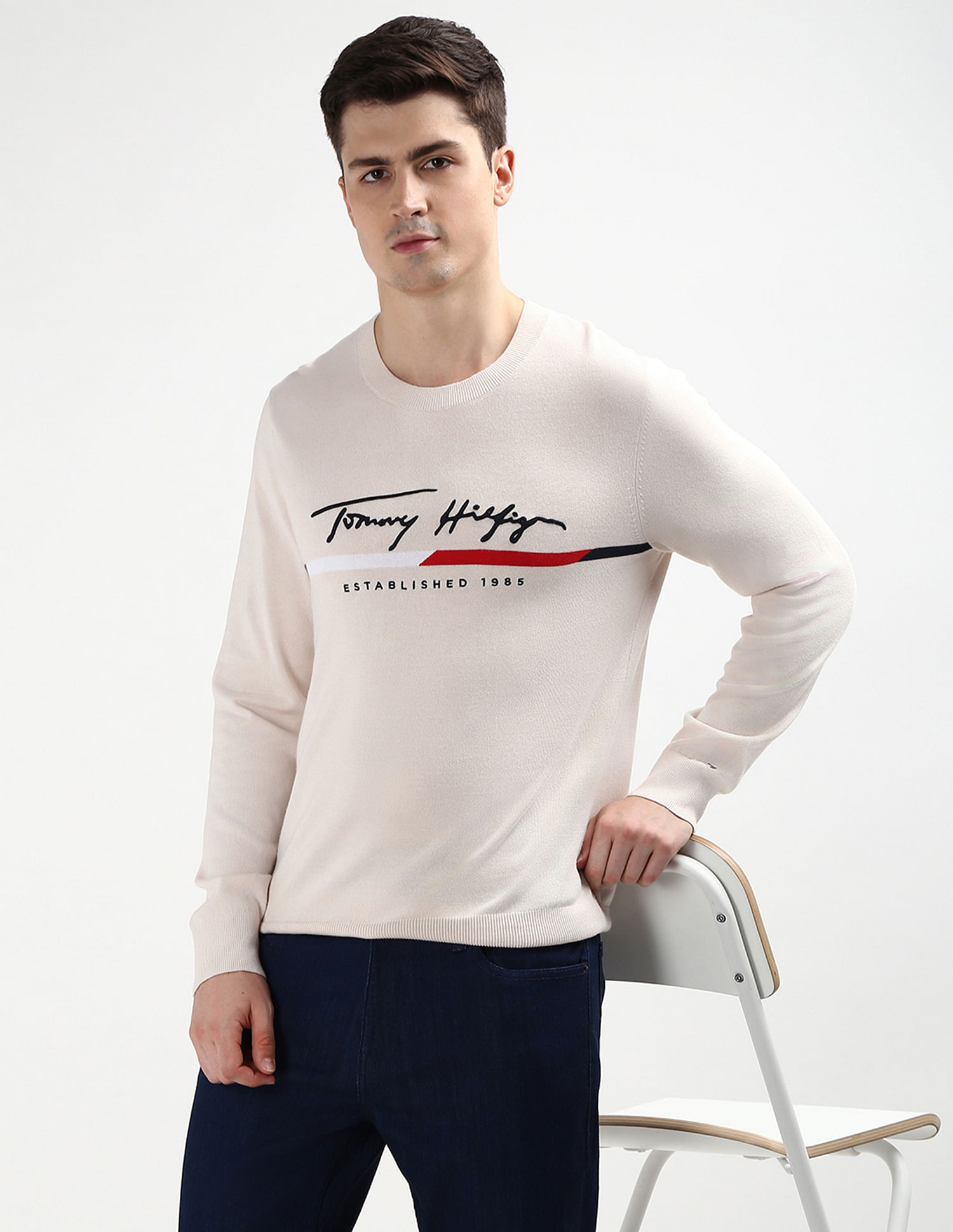 Tommy Hilfiger Logan Logo Crew Neck Sweater