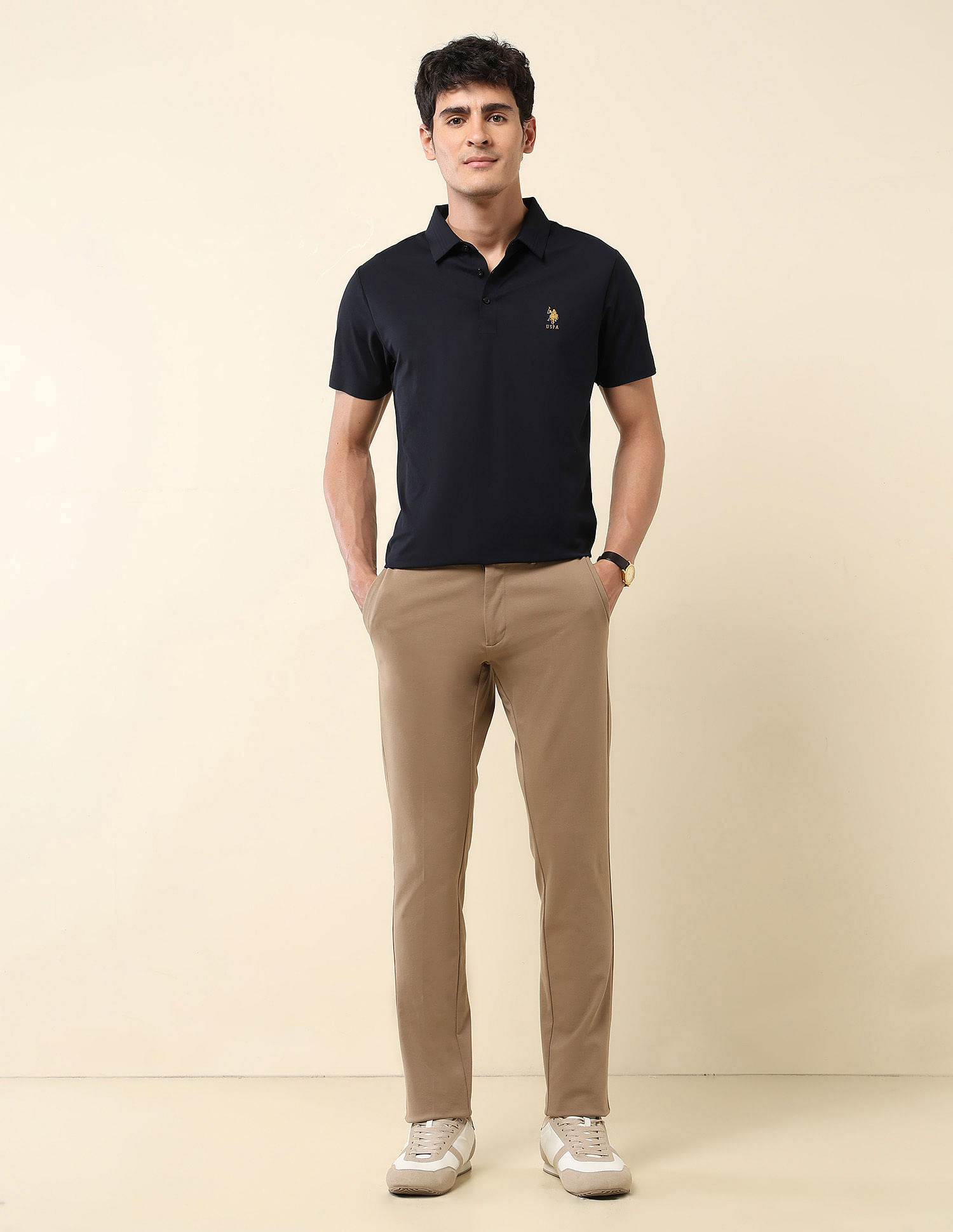 U.S. Polo Assn. Slim Fit Gentlemans Club Polo Shirt