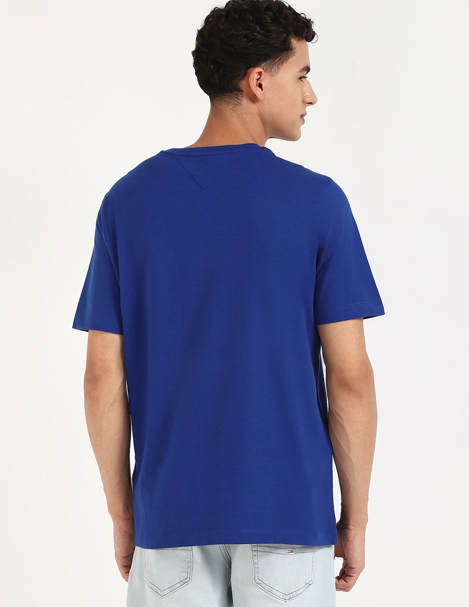 Tommy Hilfiger Solid Regular-Fit Cotton T-Shirt