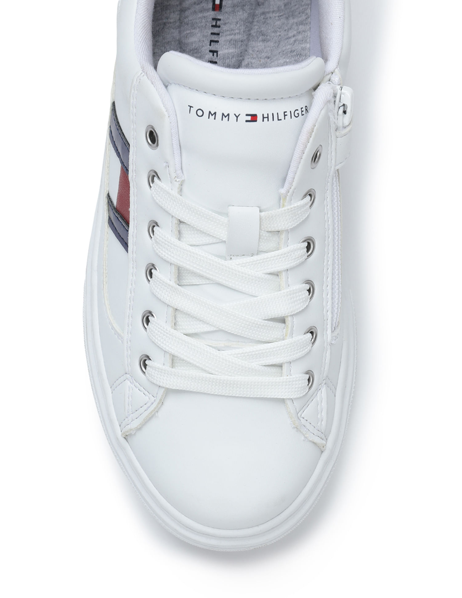 Buy Tommy Hilfiger Kids Girls Flag Low Cut Lace-up Sneakers