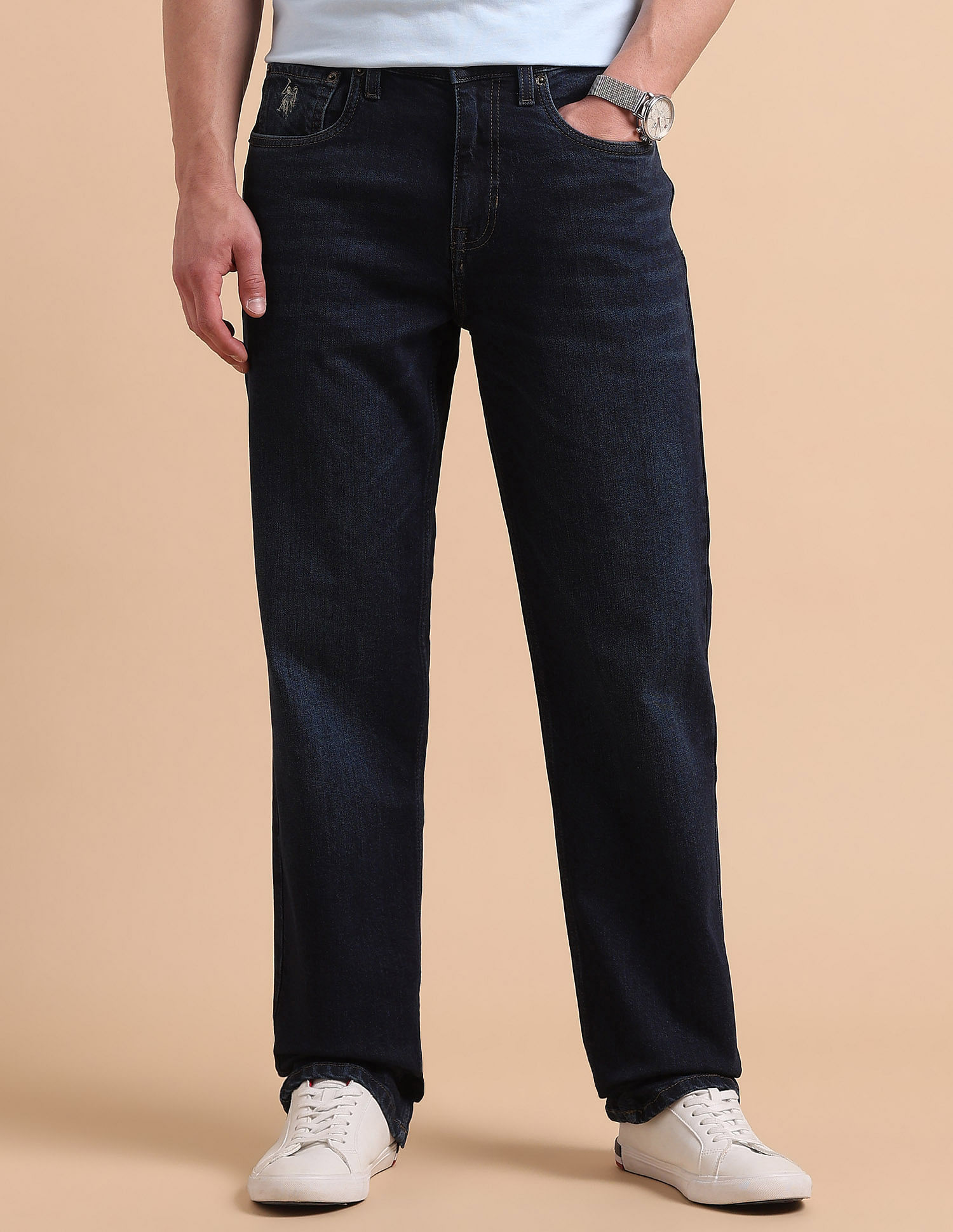 U.S. Polo Assn. Denim Co. Shawn Relaxed Fit Blue Jeans