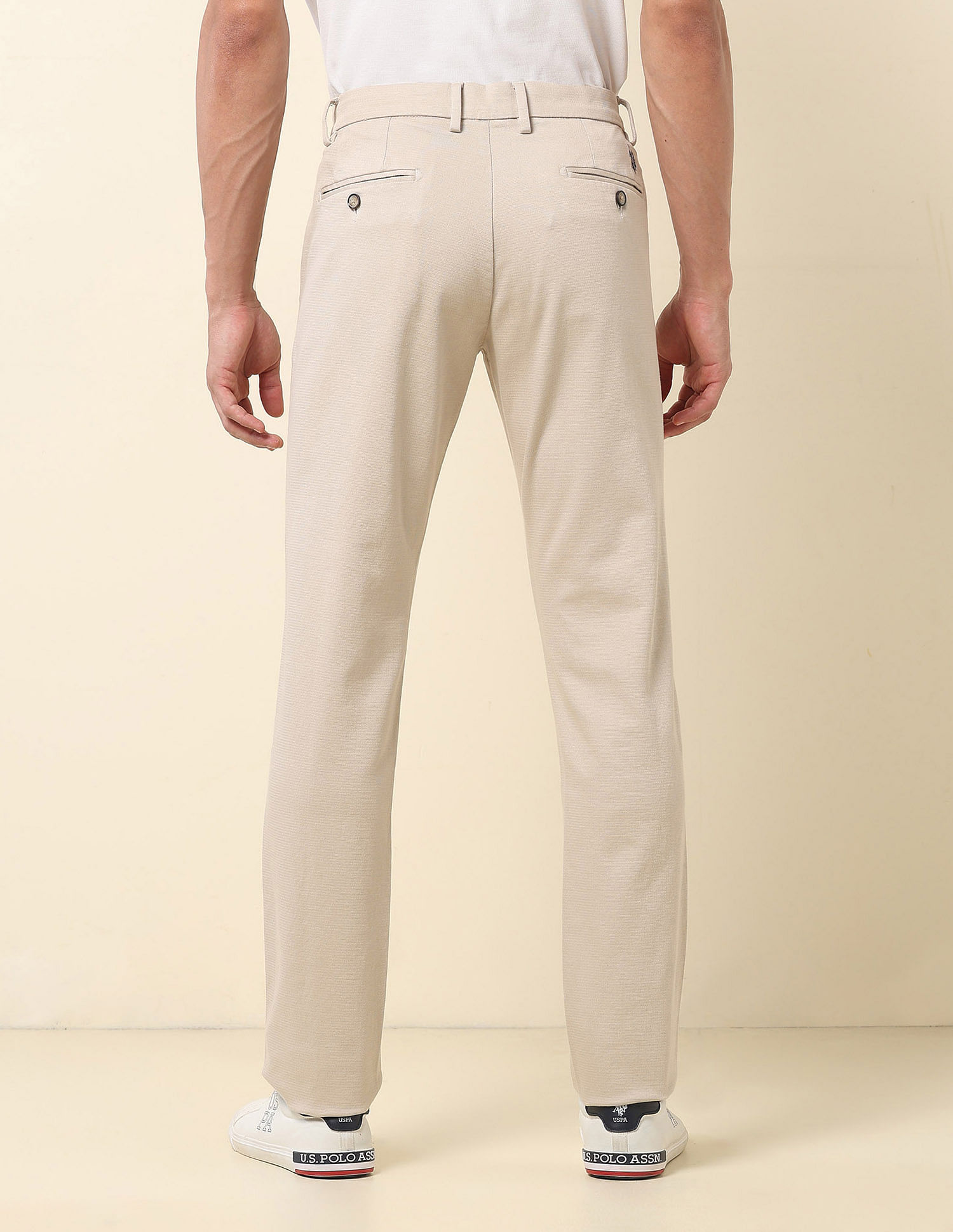 U.S. Polo Assn. Denver Slim Fit Dobby Trousers