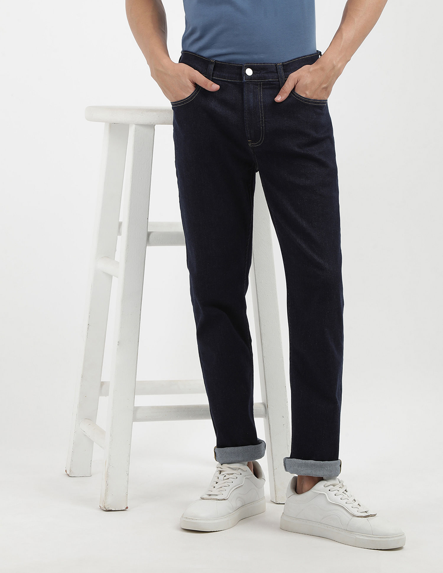 Calvin Klein Jeans Slim Fit Mid Rise Jeans