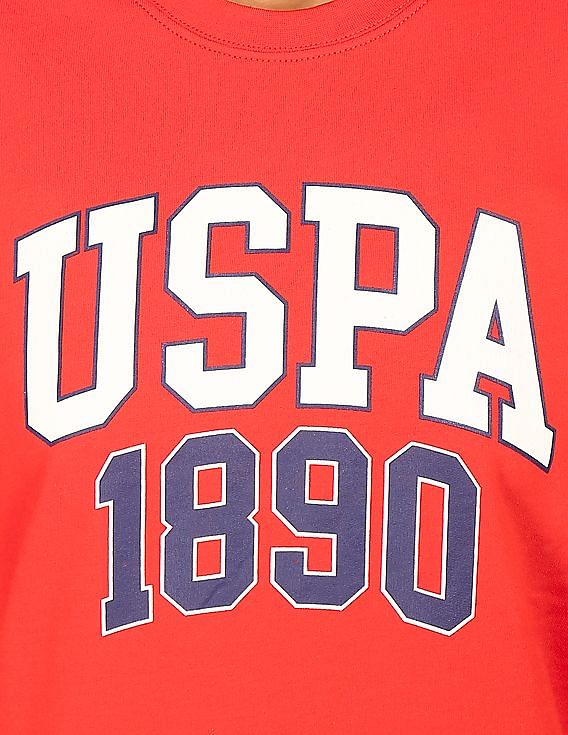 U.S. Polo Assn. Women Long Sleeve Crew Neck Sweatshirt