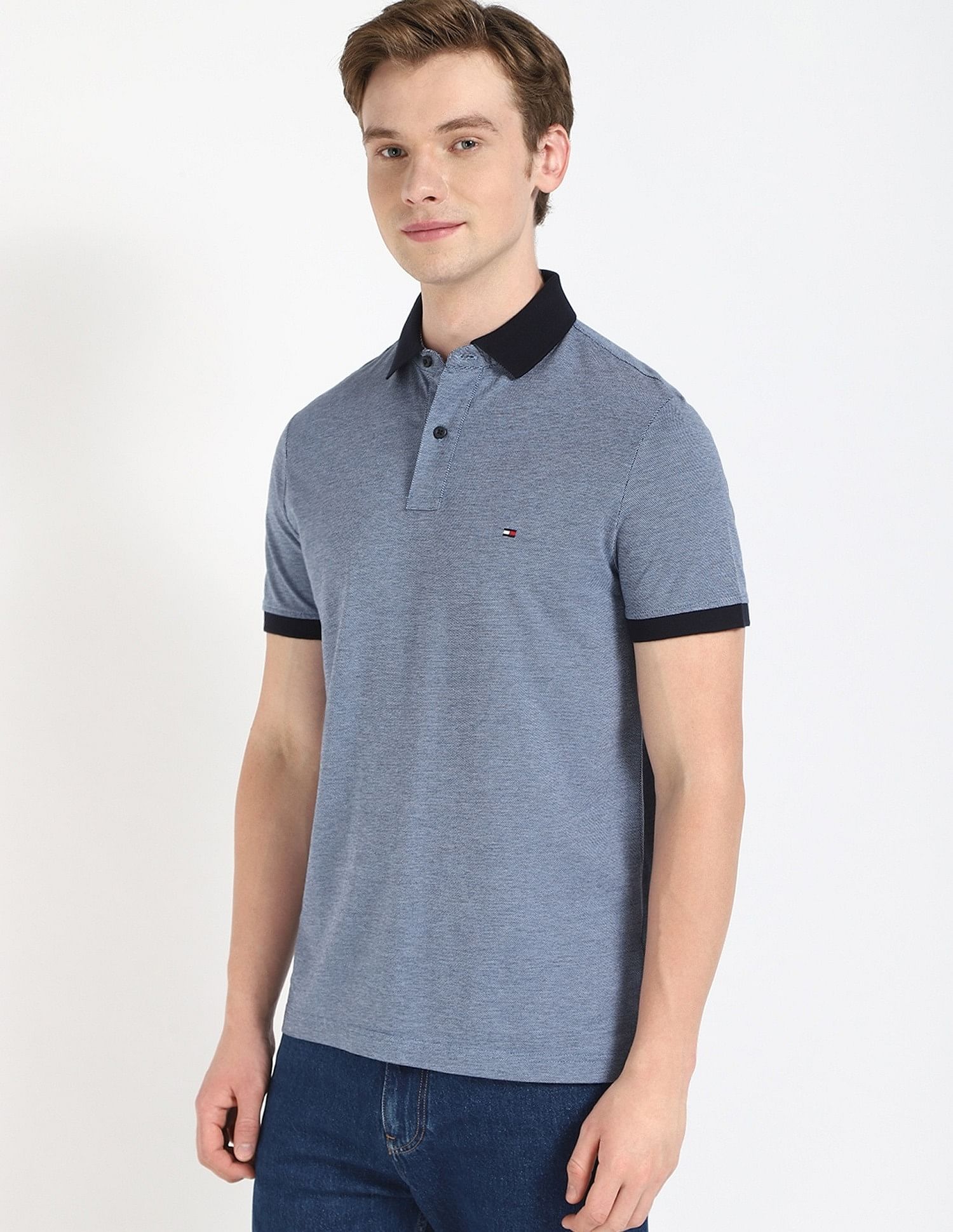 Tommy Hilfiger Solid Regular Fit Polo