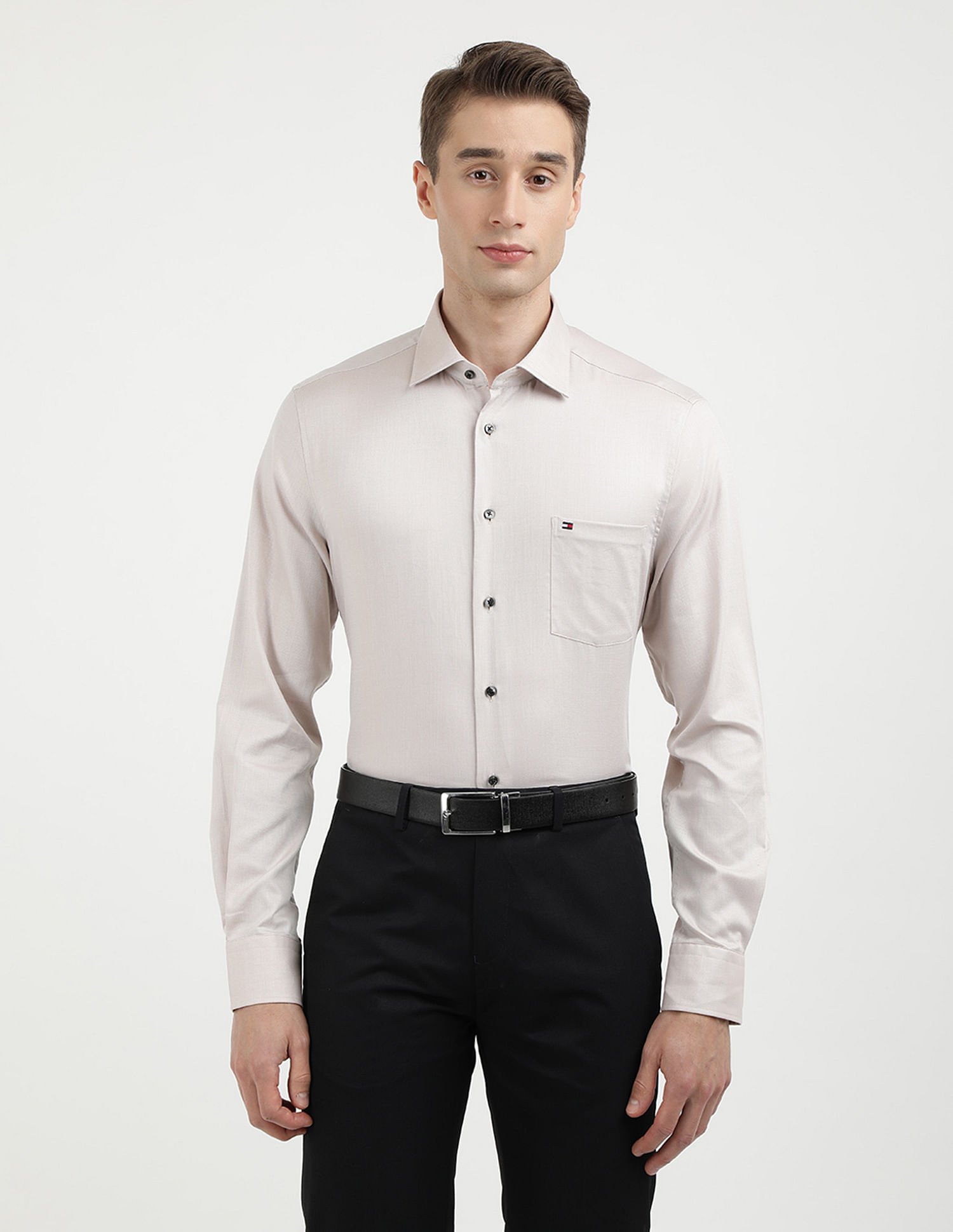 Tommy Hilfiger Textured Regular Fit Shirt
