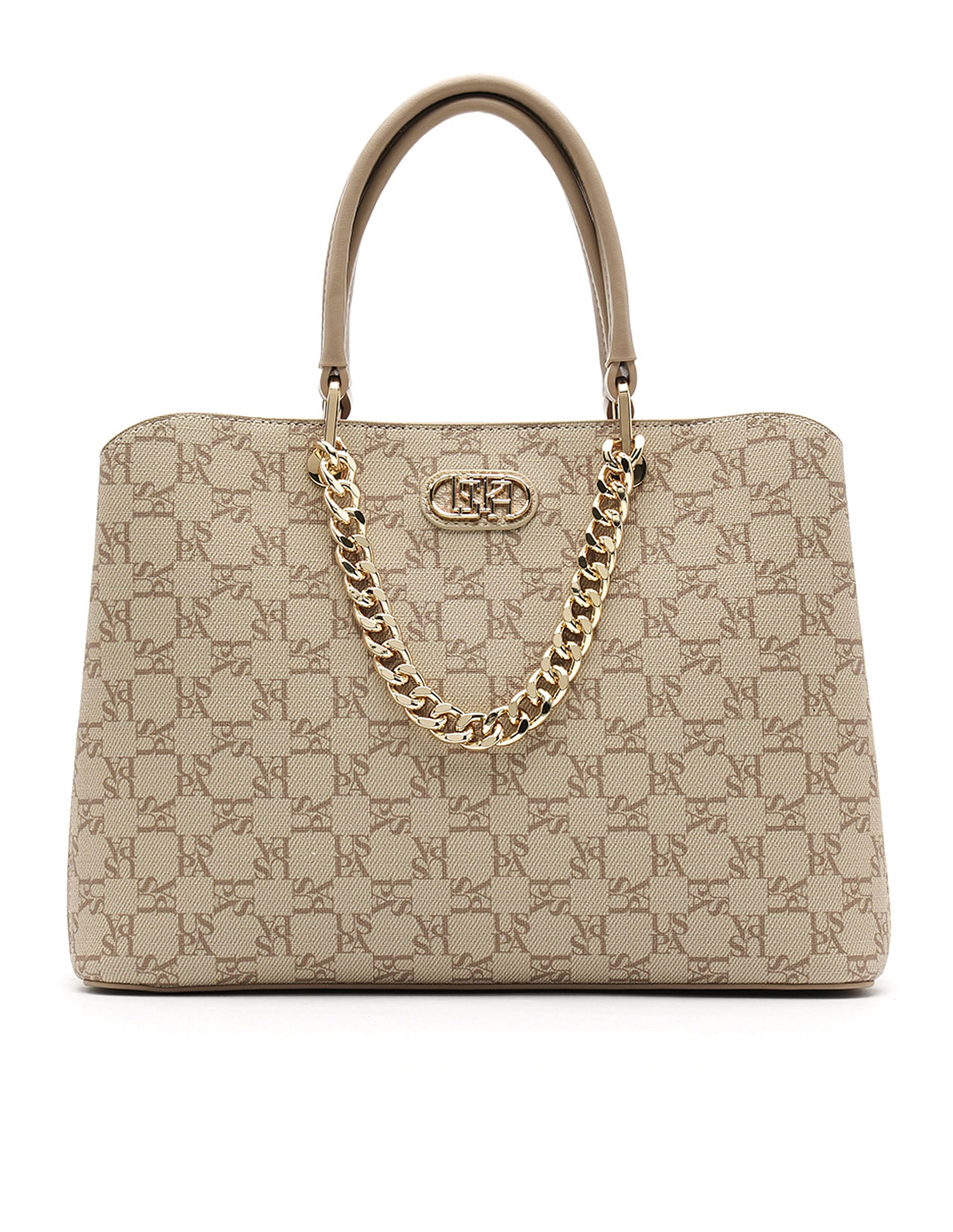 U.S. Polo Assn. Zoe Monogram Satchel Bag