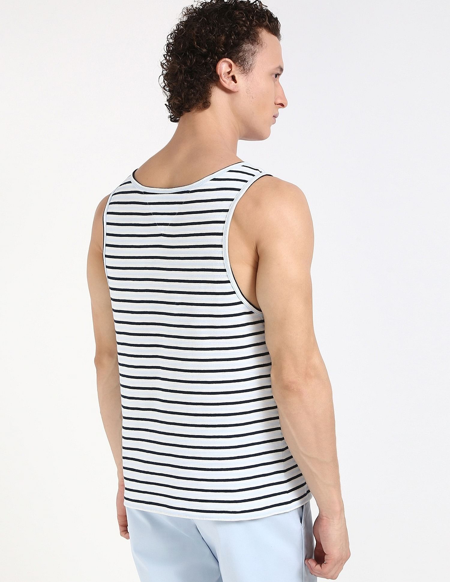 Tommy Hilfiger Striped Relaxed-Fit Cotton T-Shirt