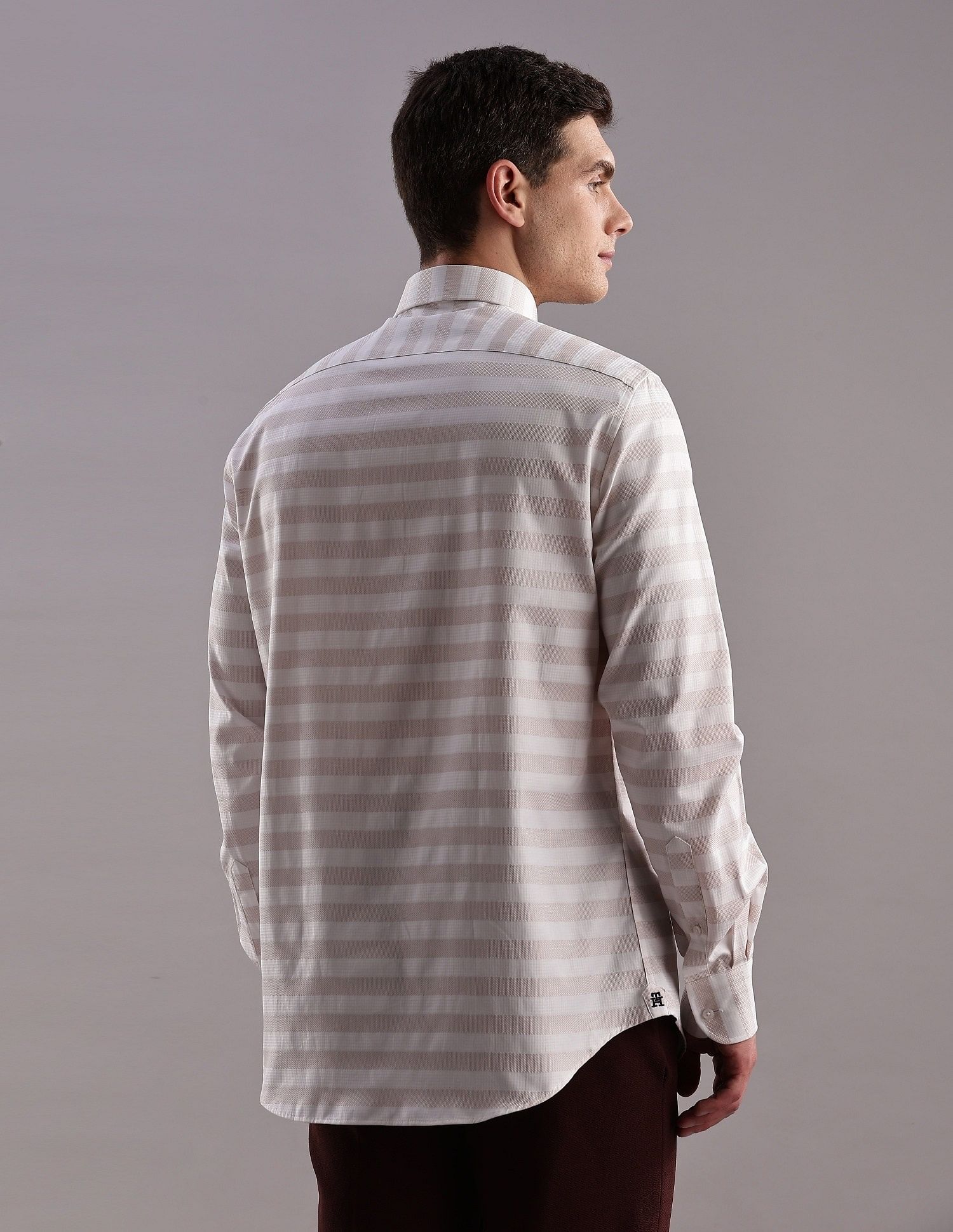 Tommy Hilfiger Striped Regular-Fit Cotton Shirt