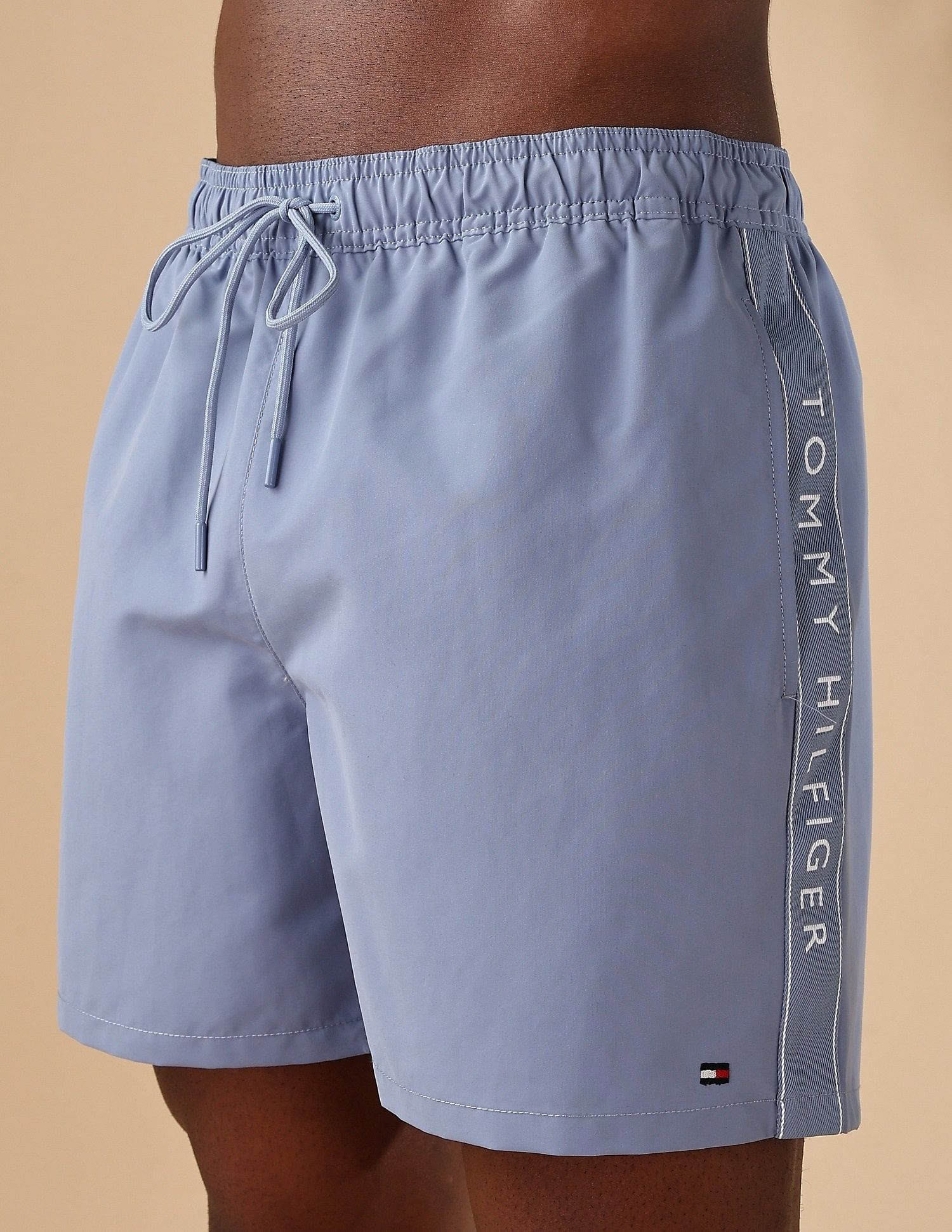 Tommy Hilfiger Regular-Fit Solid Mid Rise Shorts