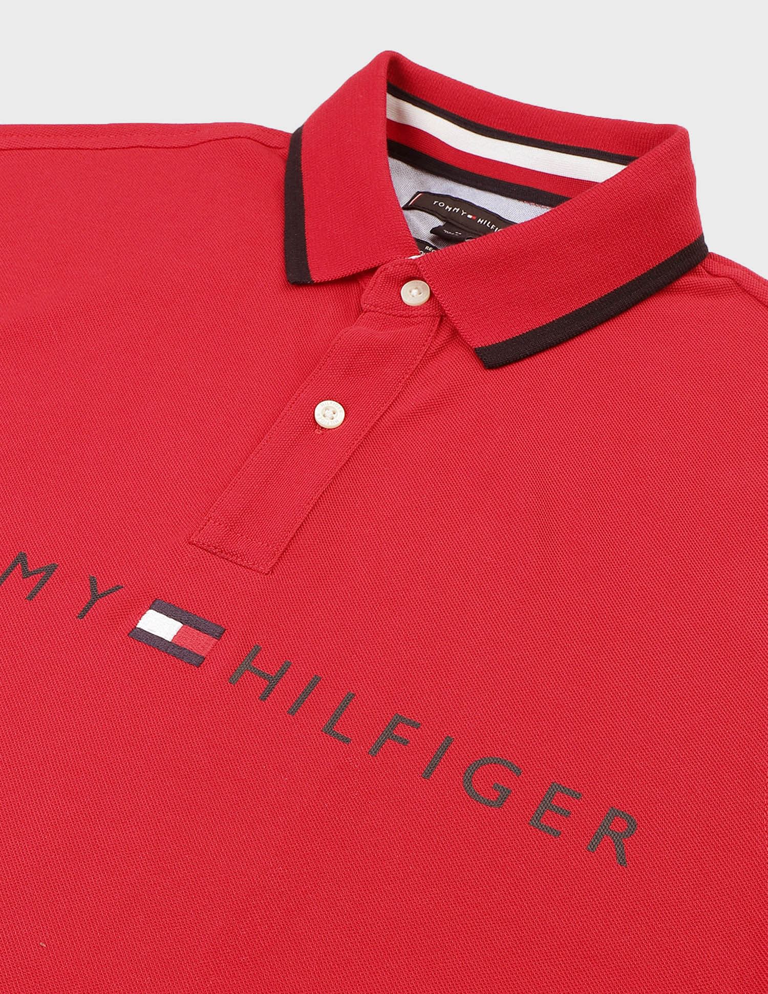 Tommy Hilfiger Custom Fit Cotton Polo Shirt