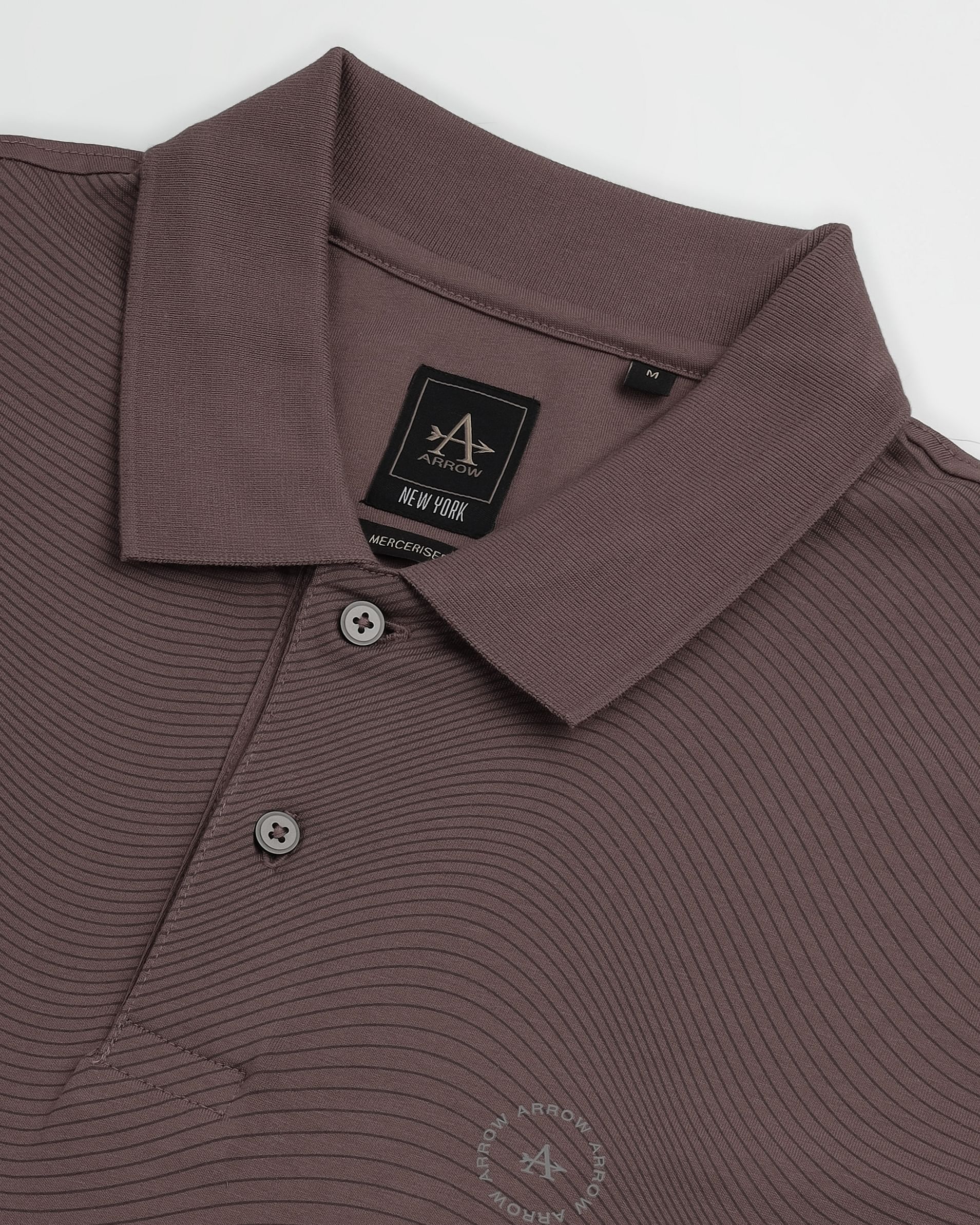 Arrow Newyork Pure Cotton Abstract Polo Shirt