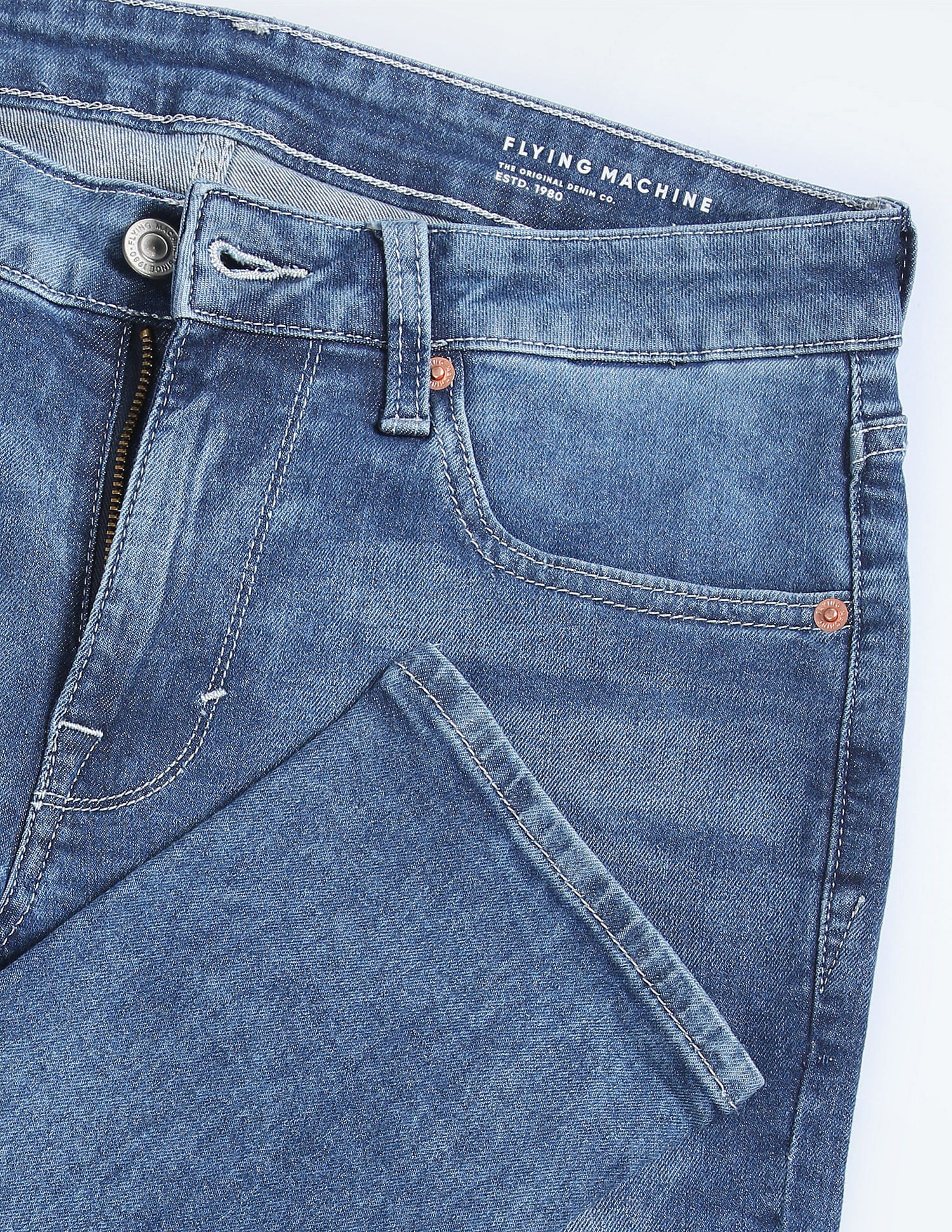 Flying Machine Jackson Super Skinny Fit Low Rise Jeans