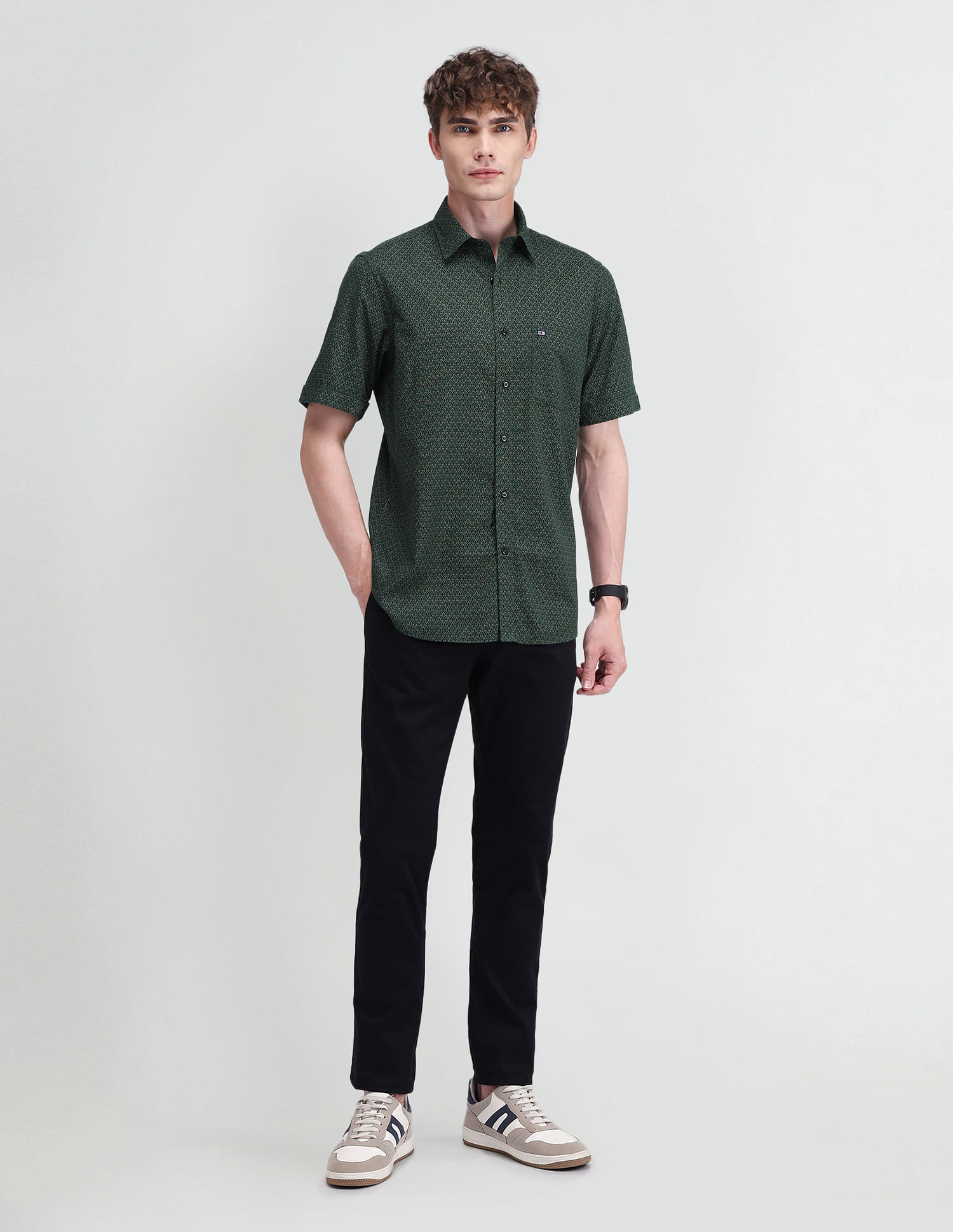 Arrow Sport Liberty Classic Fit All-over Print Shirt