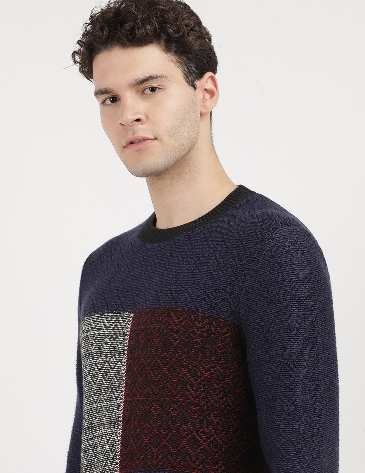 Tommy Hilfiger Gifting Fairisle Flag Crew Neck Sweater