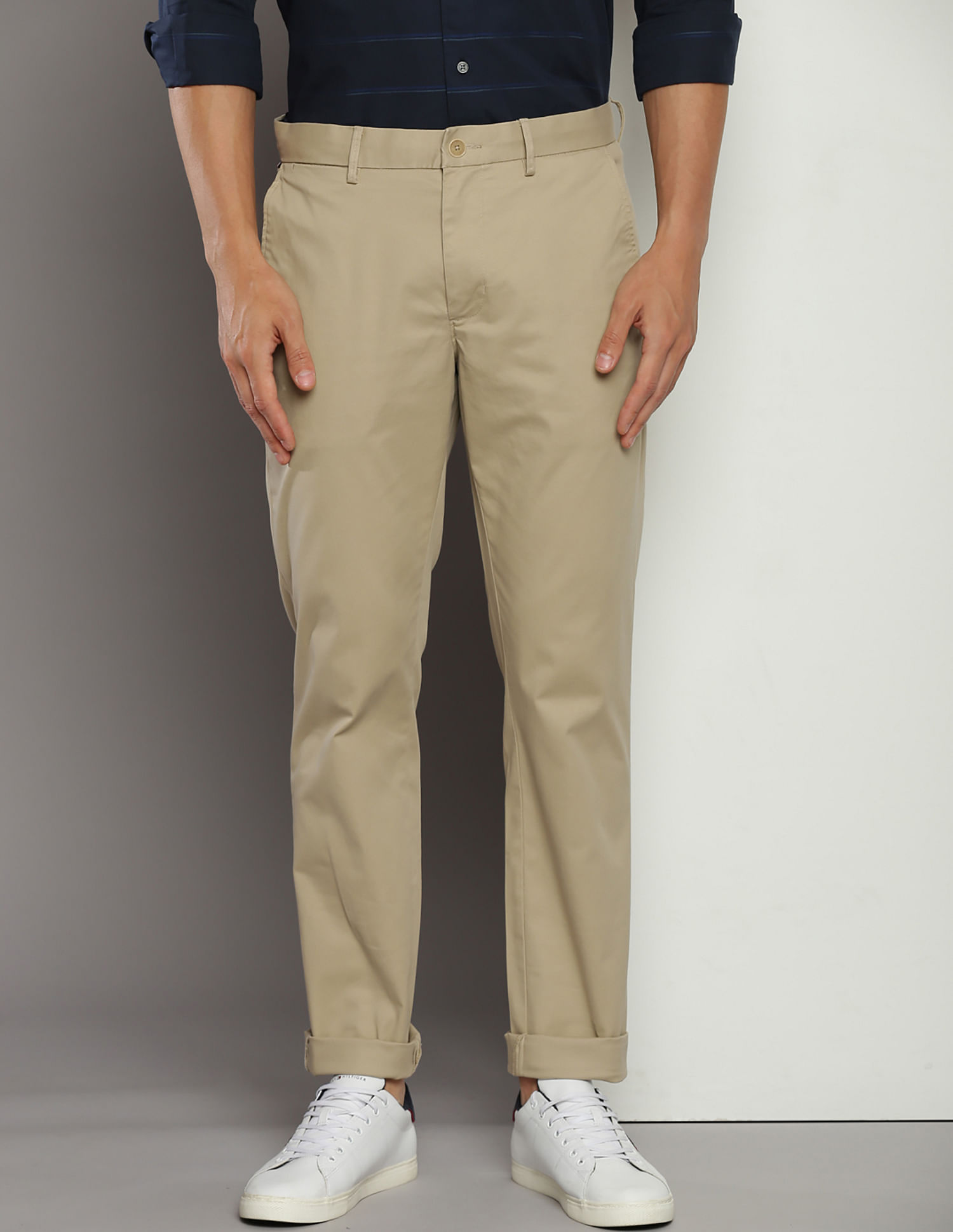 Organic Cotton Loose Straight Trousers Brownie by Gray Label