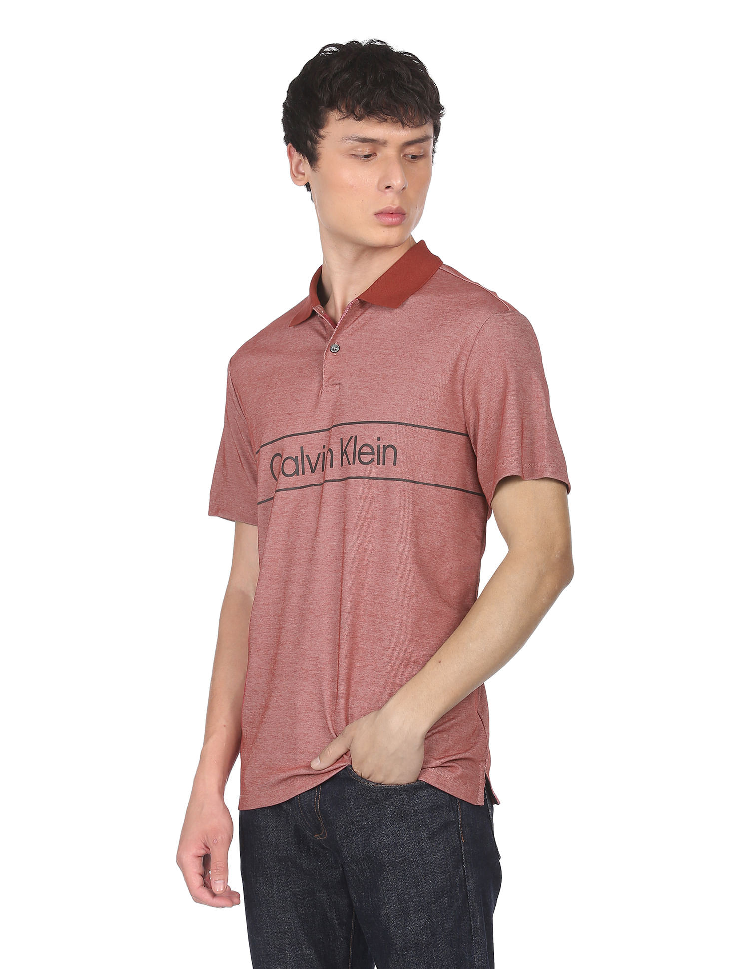 Polo Shirt Calvin Klein Impeccable Calvin Klein Men's Standard