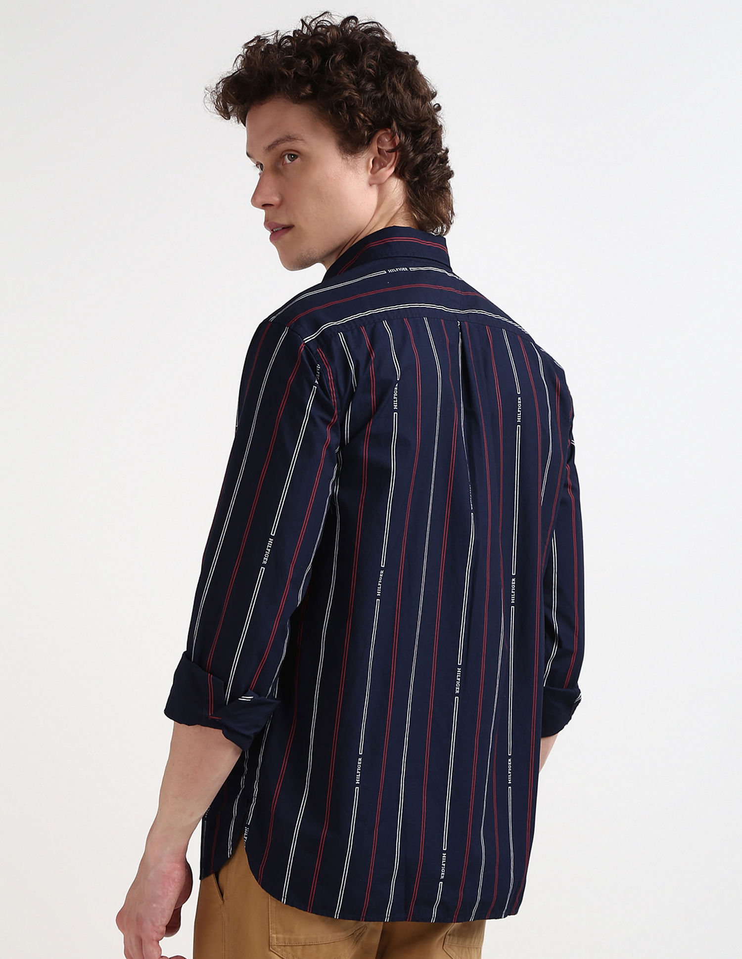 Tommy Hilfiger Double Stripe Cotton Shirt