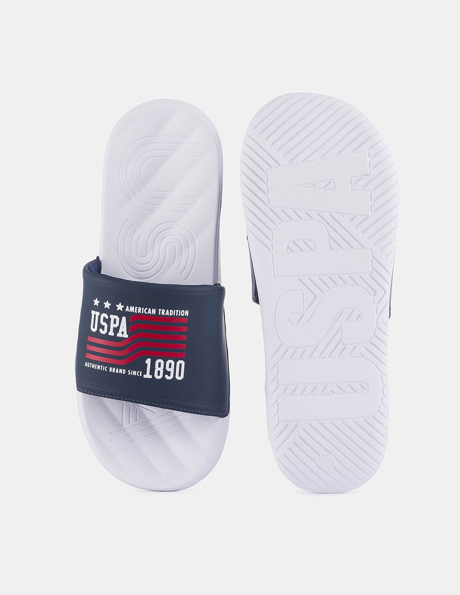 U.S. Polo Assn. Men Brand Printed Axer Slippers